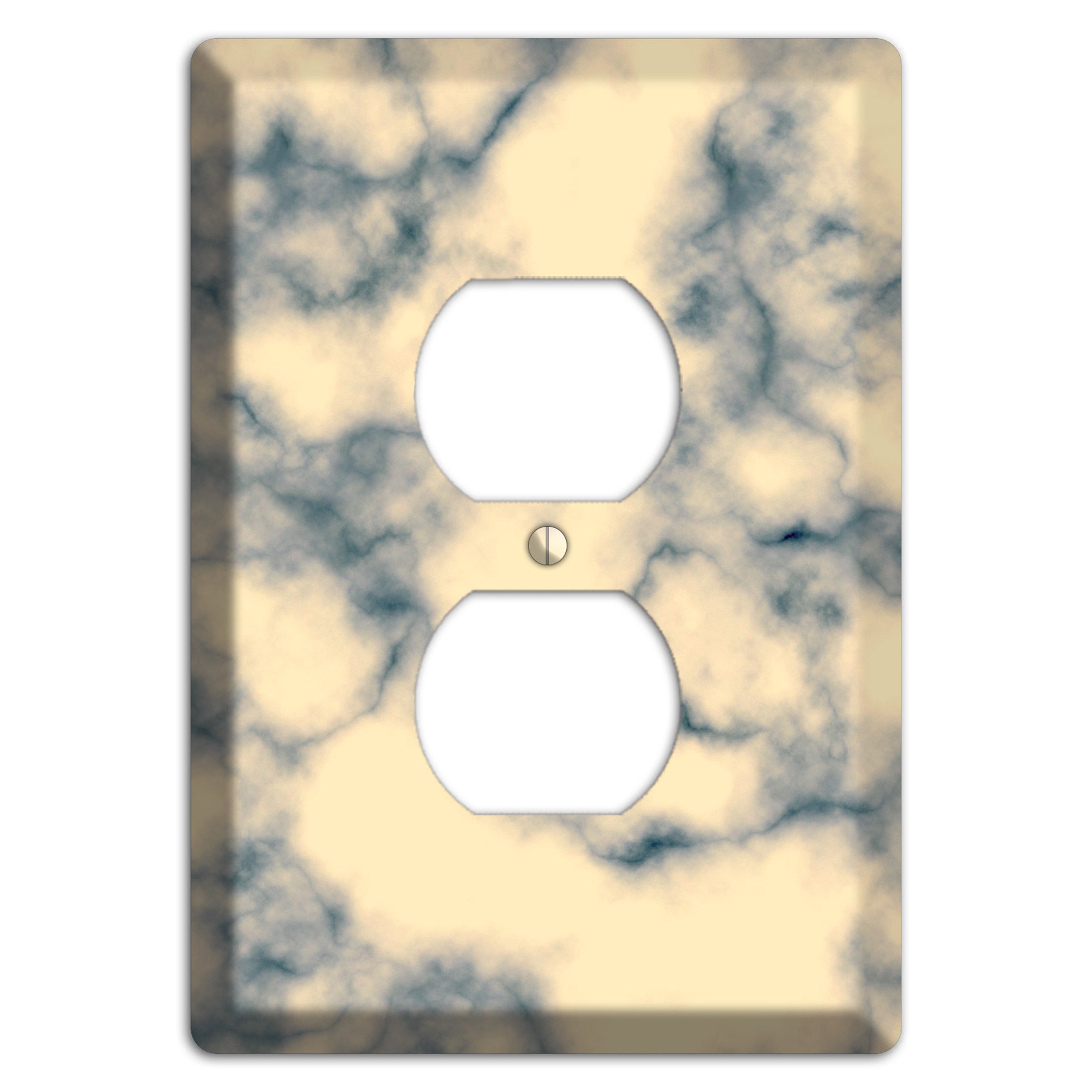 Mantle Marble Duplex Outlet Wallplate
