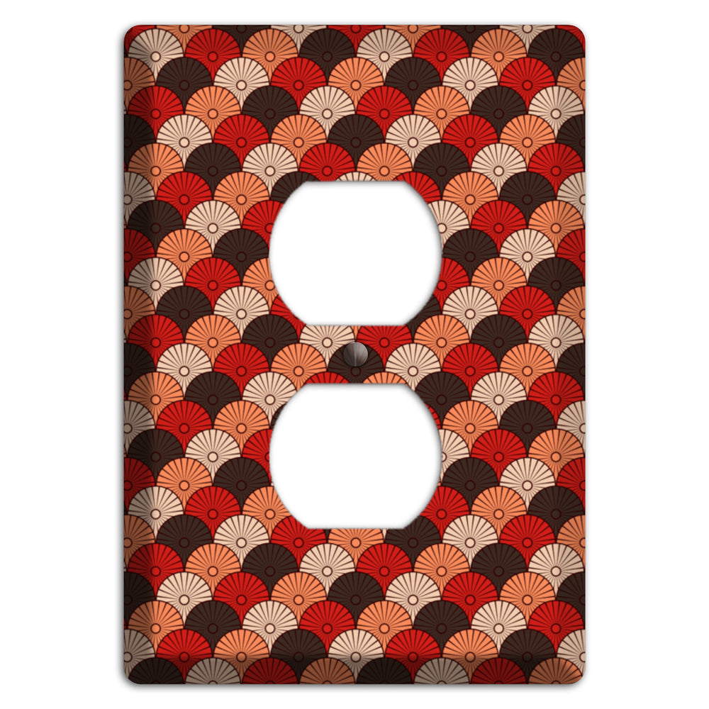 Asian Scallops Duplex Outlet Wallplate