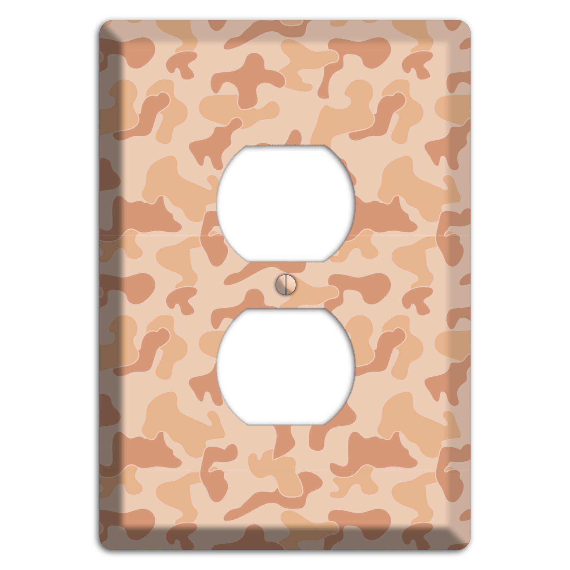 Beach Camo Duplex Outlet Wallplate