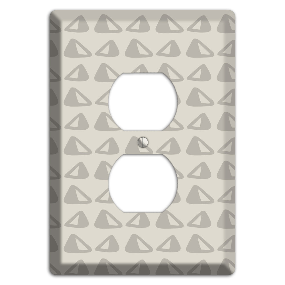 Simple Scandanavian Style NN Duplex Outlet Wallplate