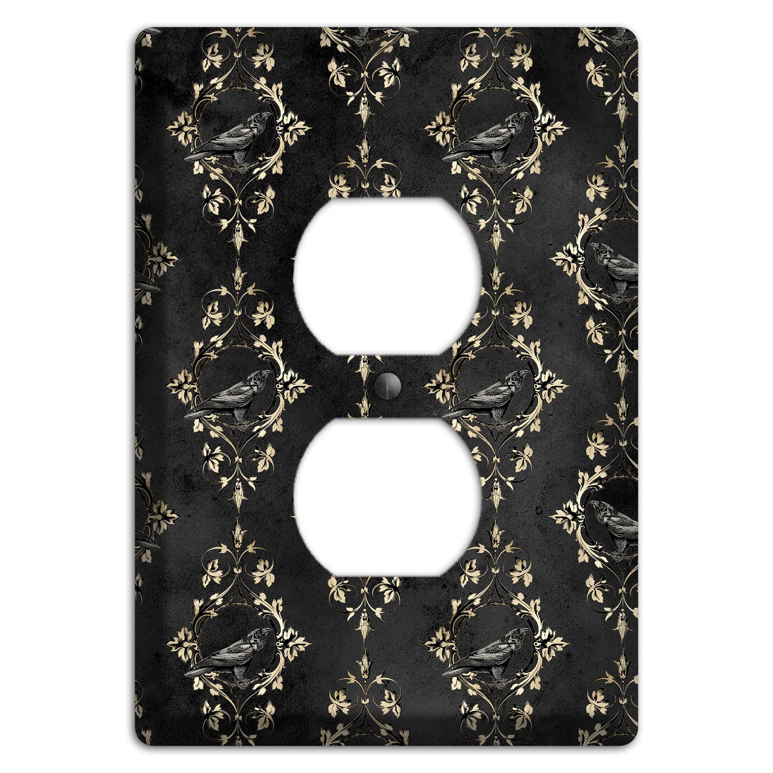 Edgar Allen Poe Raven Duplex Outlet Wallplate
