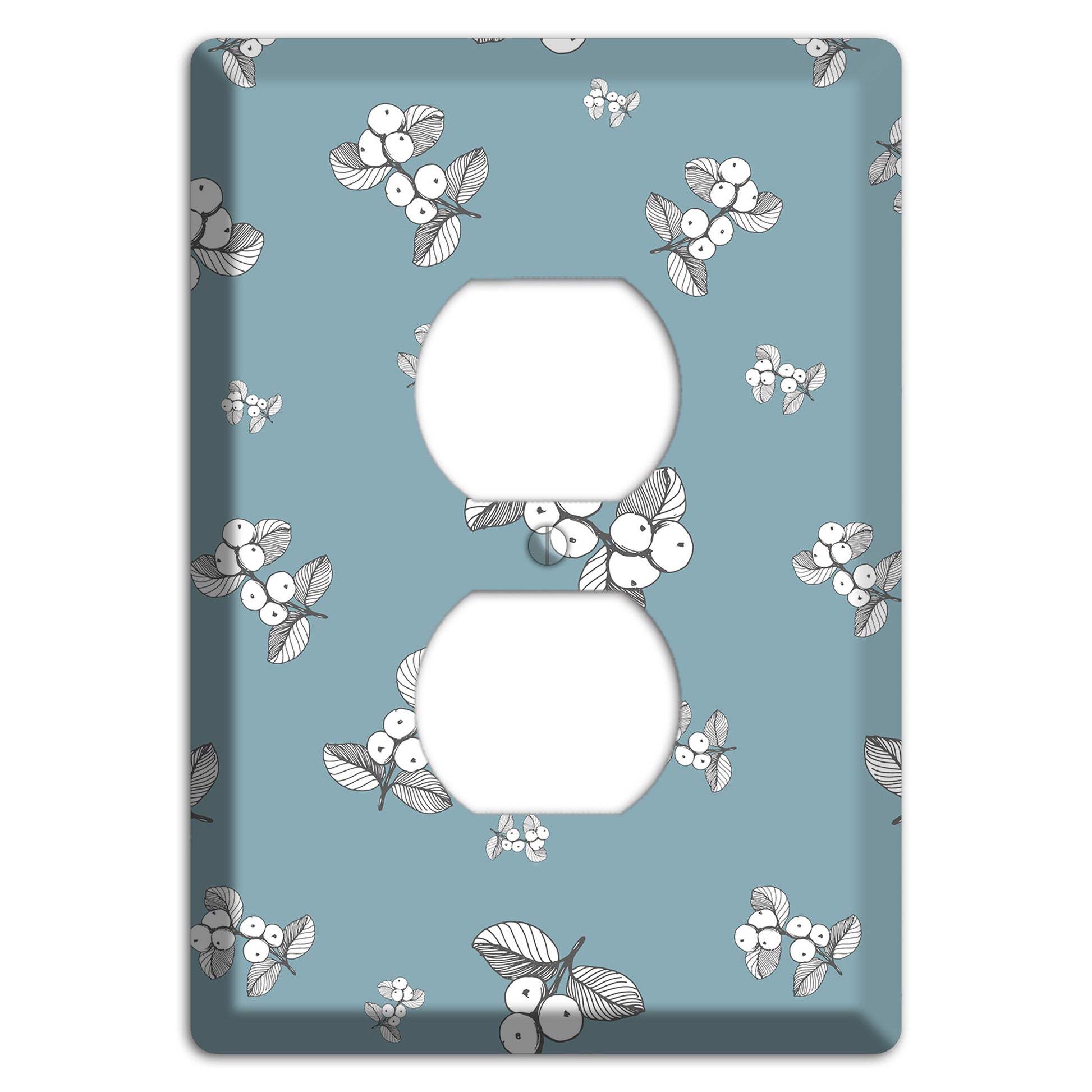 Wildlife Berry Bloom Duplex Outlet Wallplate