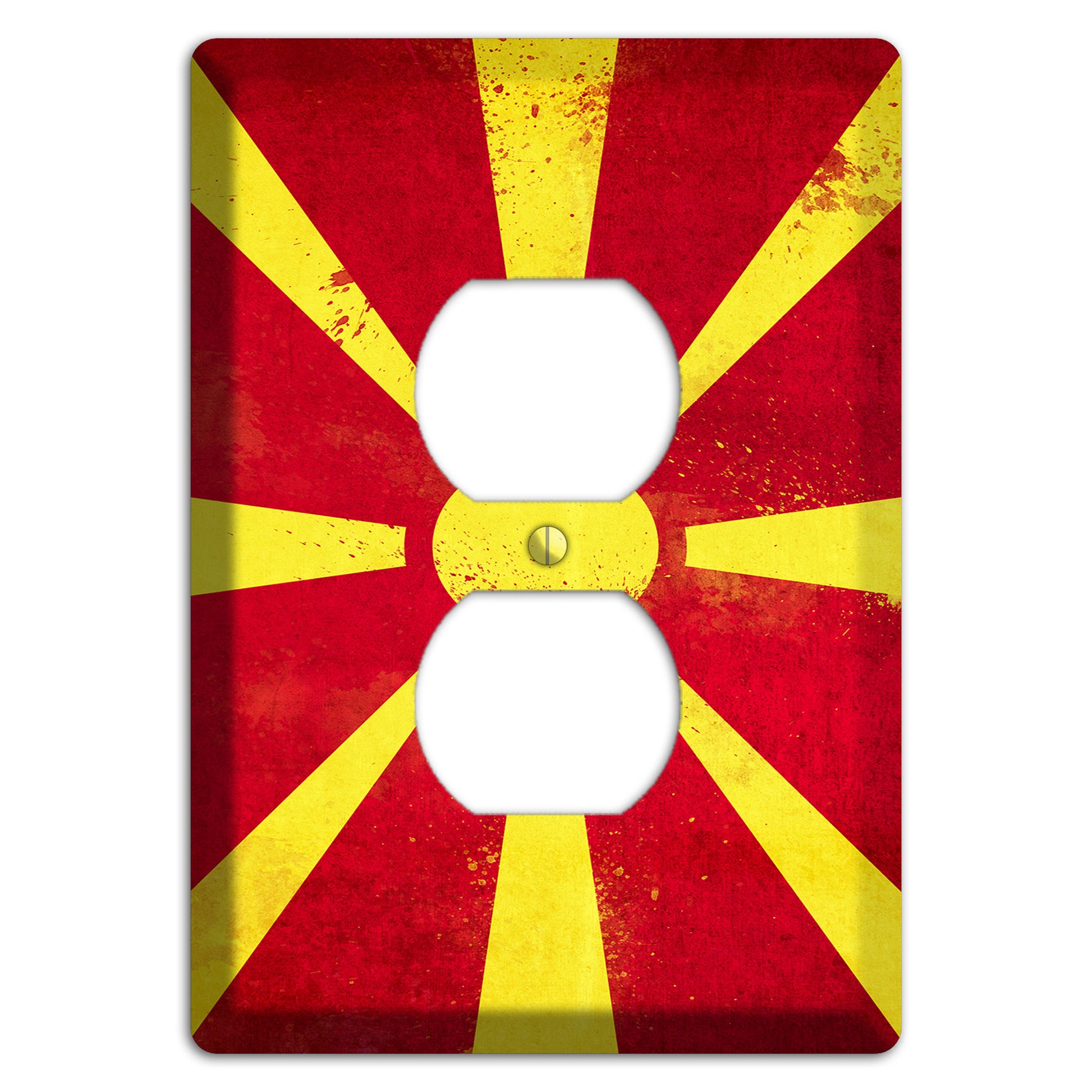 Macedonia Cover Plates Duplex Outlet Wallplate