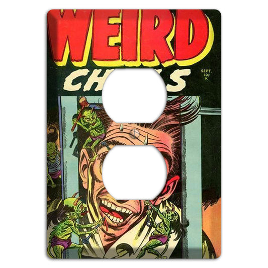 Weird Chills Vintage Comics Duplex Outlet Wallplate