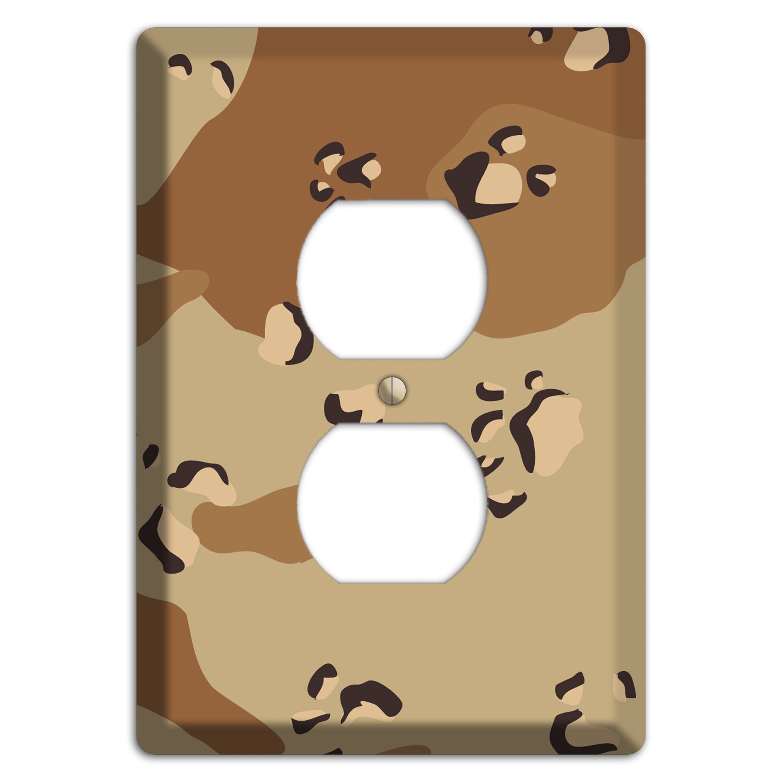 Desert Camo Duplex Outlet Wallplate