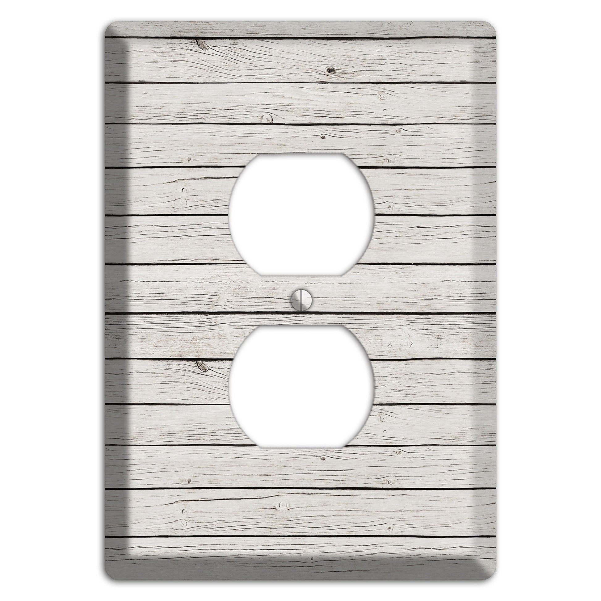 Cloudy Antique Duplex Outlet Wallplate