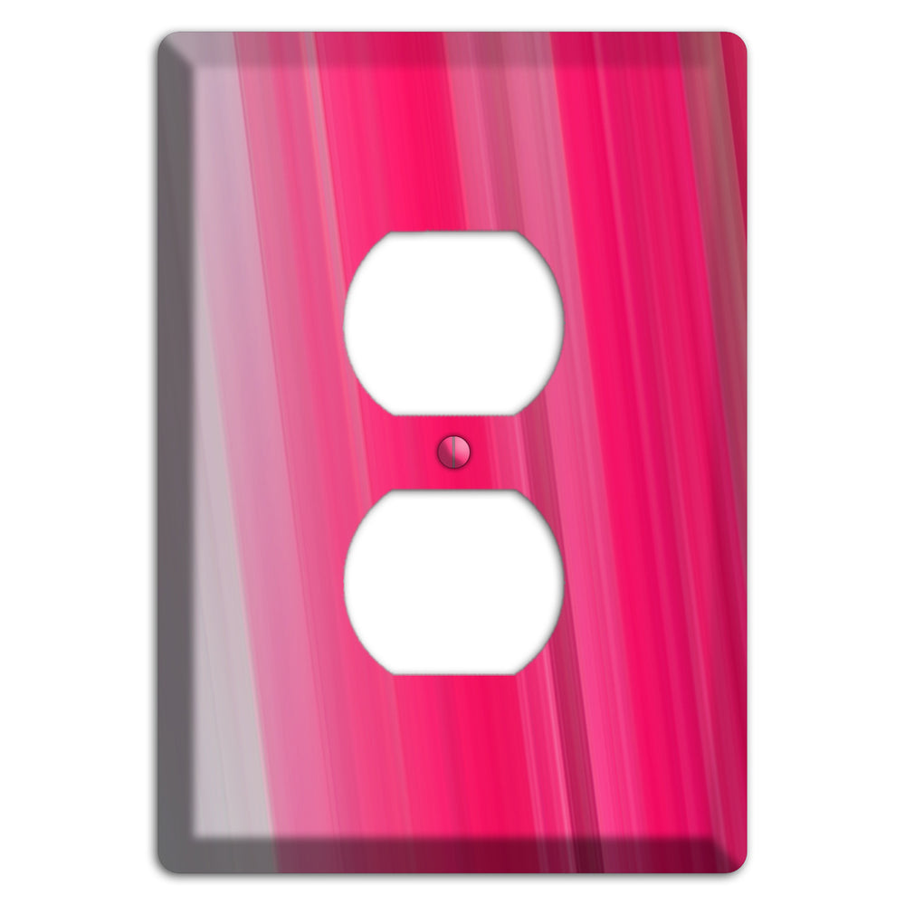 Pink Ray of Light Duplex Outlet Wallplate