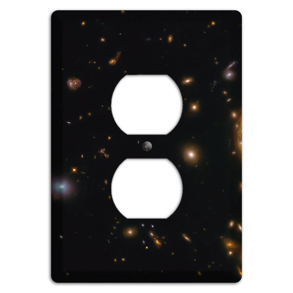 Rings of Relativity Duplex Outlet Wallplate
