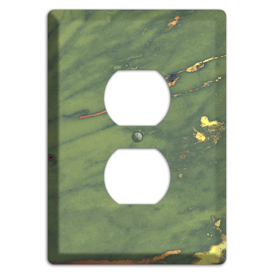 Limed Ash Marble Duplex Outlet Wallplate