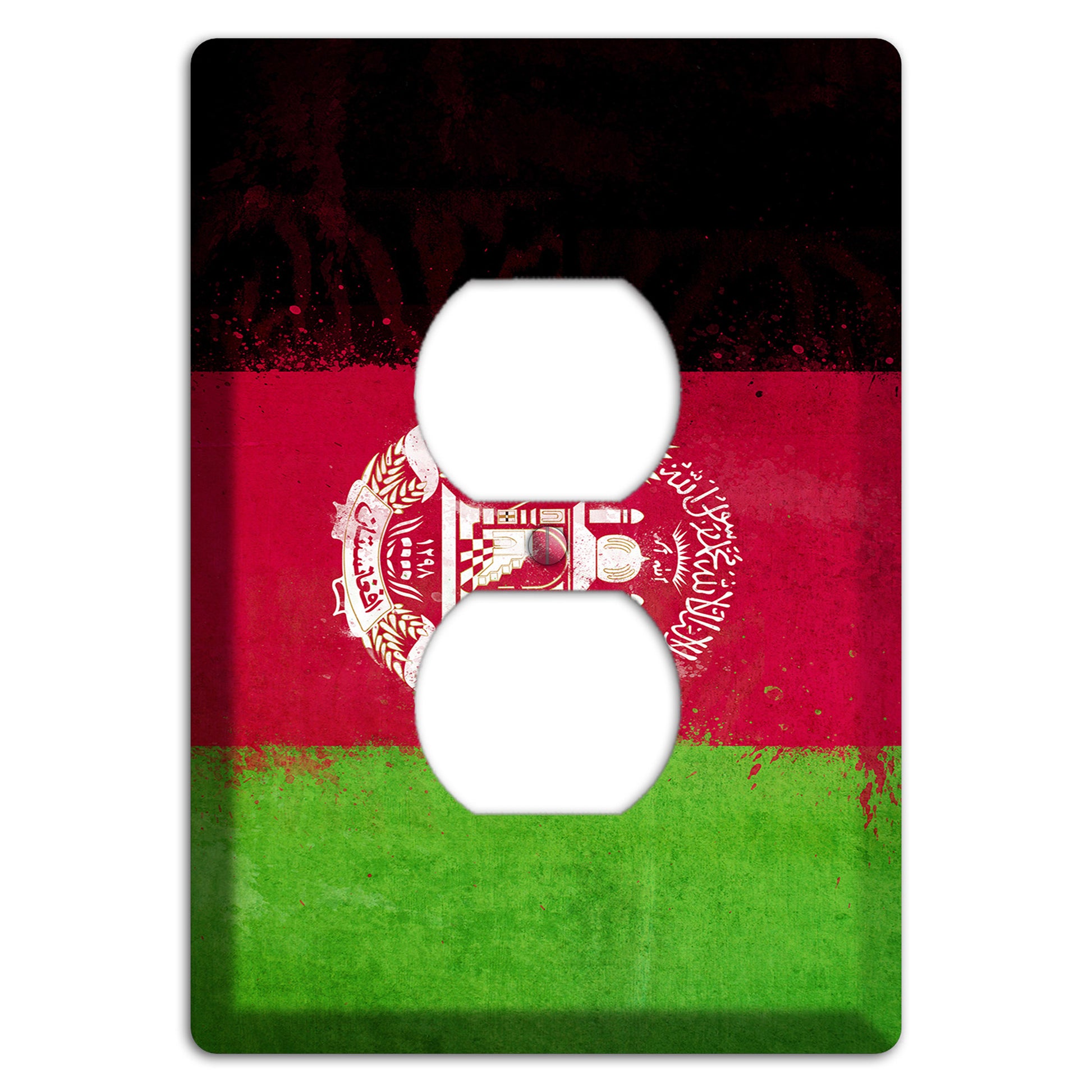 Afghanistan Cover Plates Duplex Outlet Wallplate