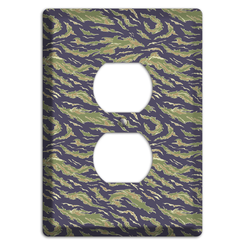 Vietnam Tiger 1 Camo Duplex Outlet Wallplate