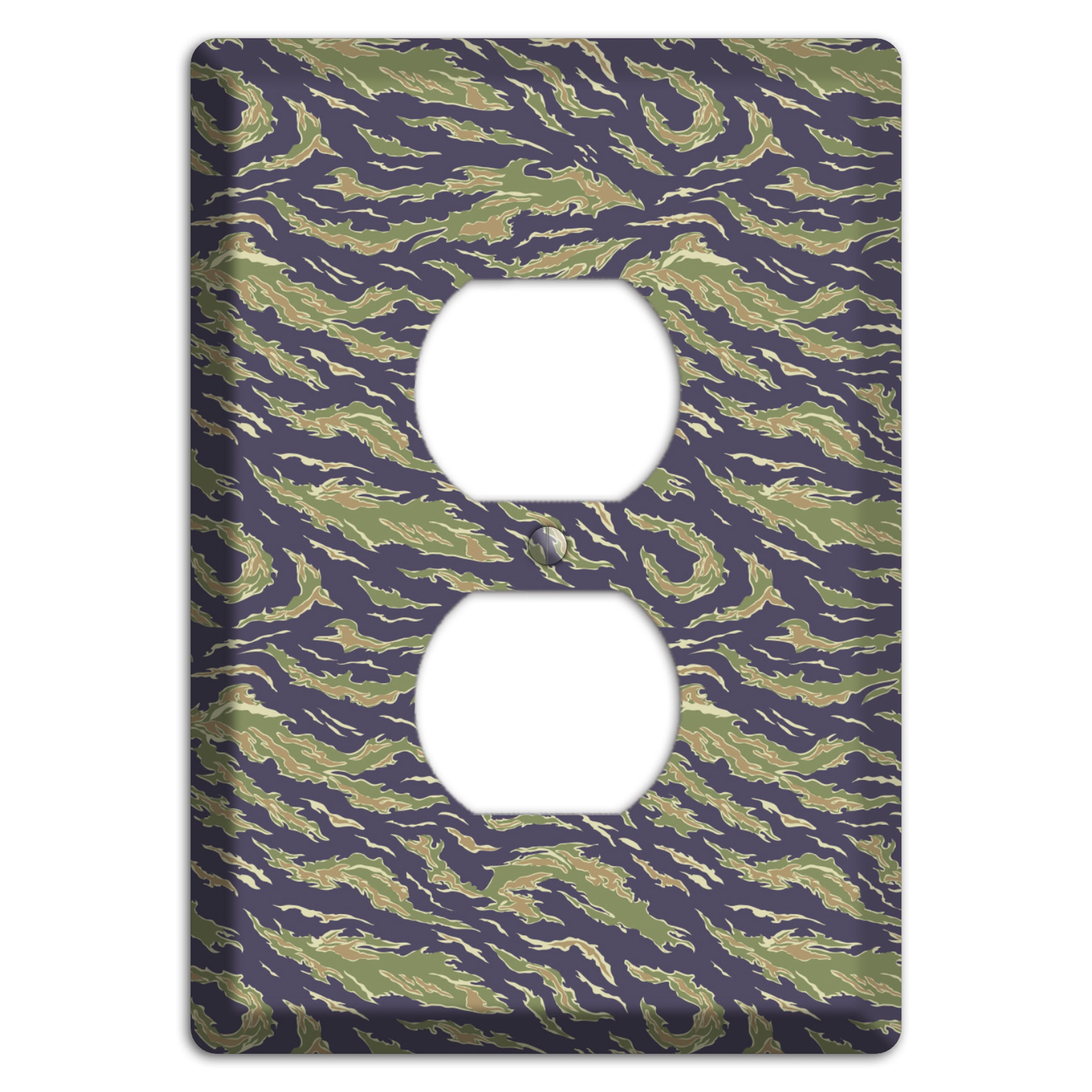 Vietnam Tiger 1 Camo Duplex Outlet Wallplate