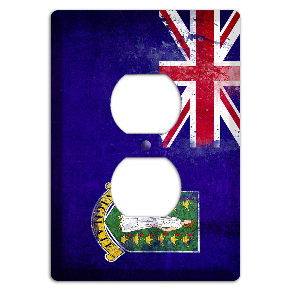 Virgin Island UK Cover Plates Duplex Outlet Wallplate