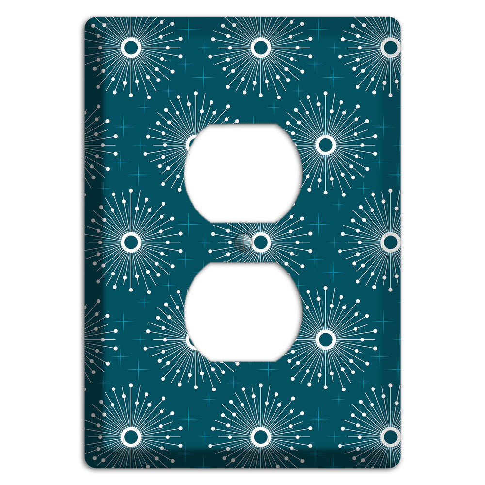 Star Burst Duplex Outlet Wallplate