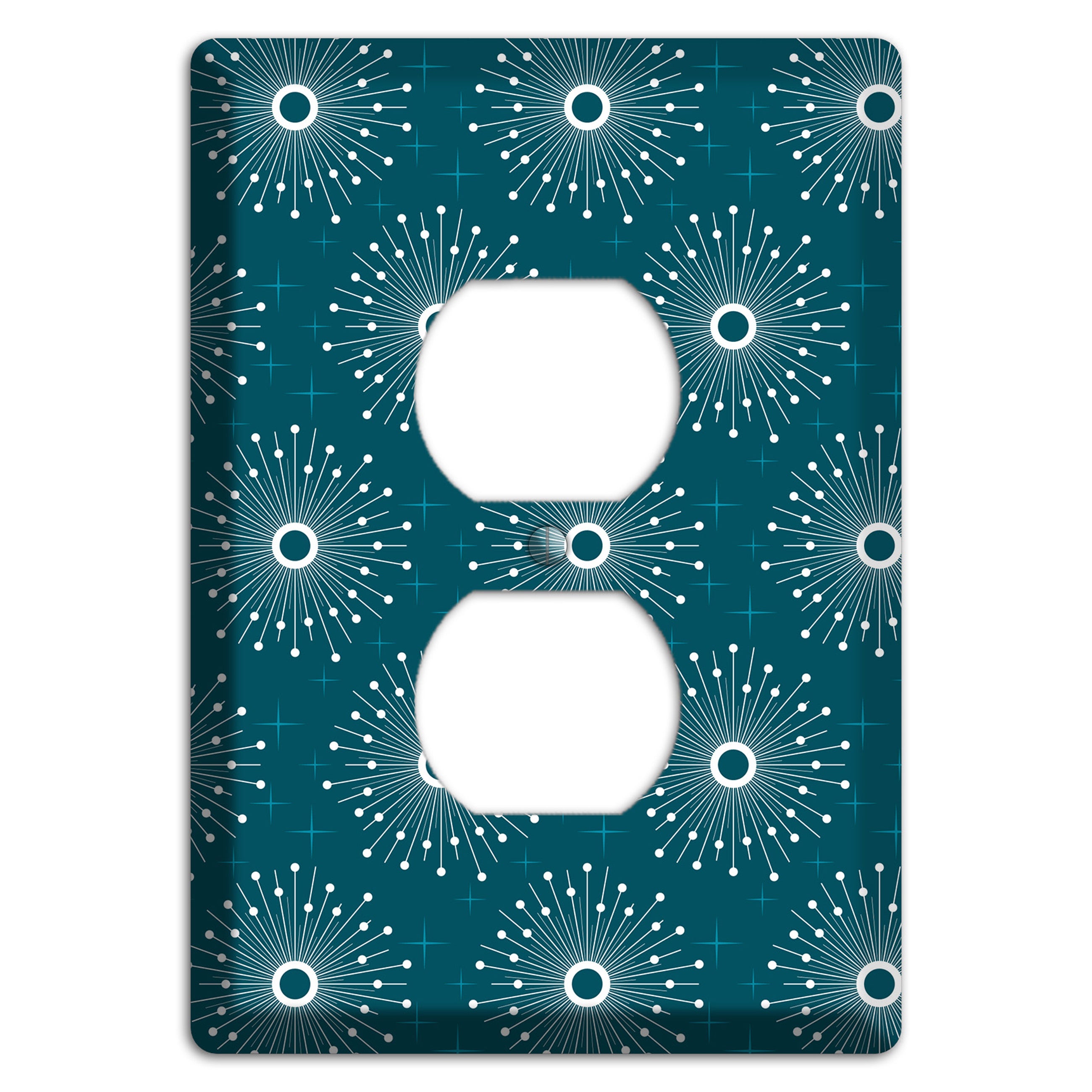 Star Burst Duplex Outlet Wallplate