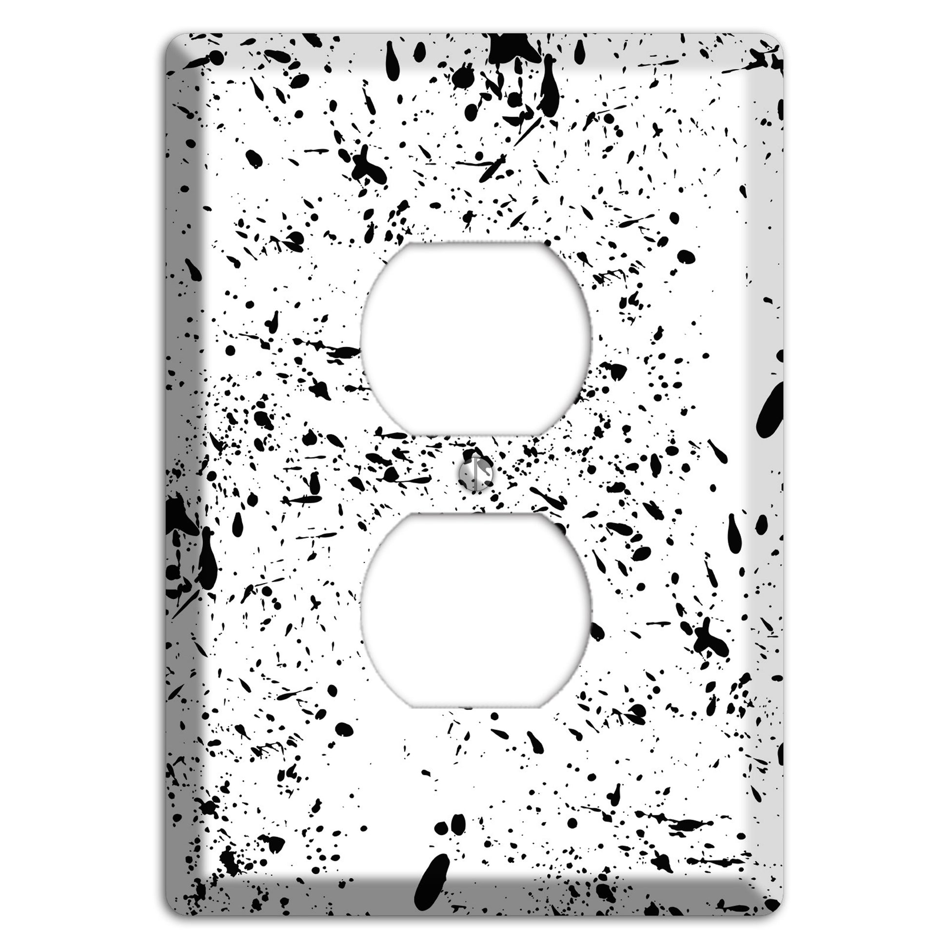 Ink Splash 7 Duplex Outlet Wallplate