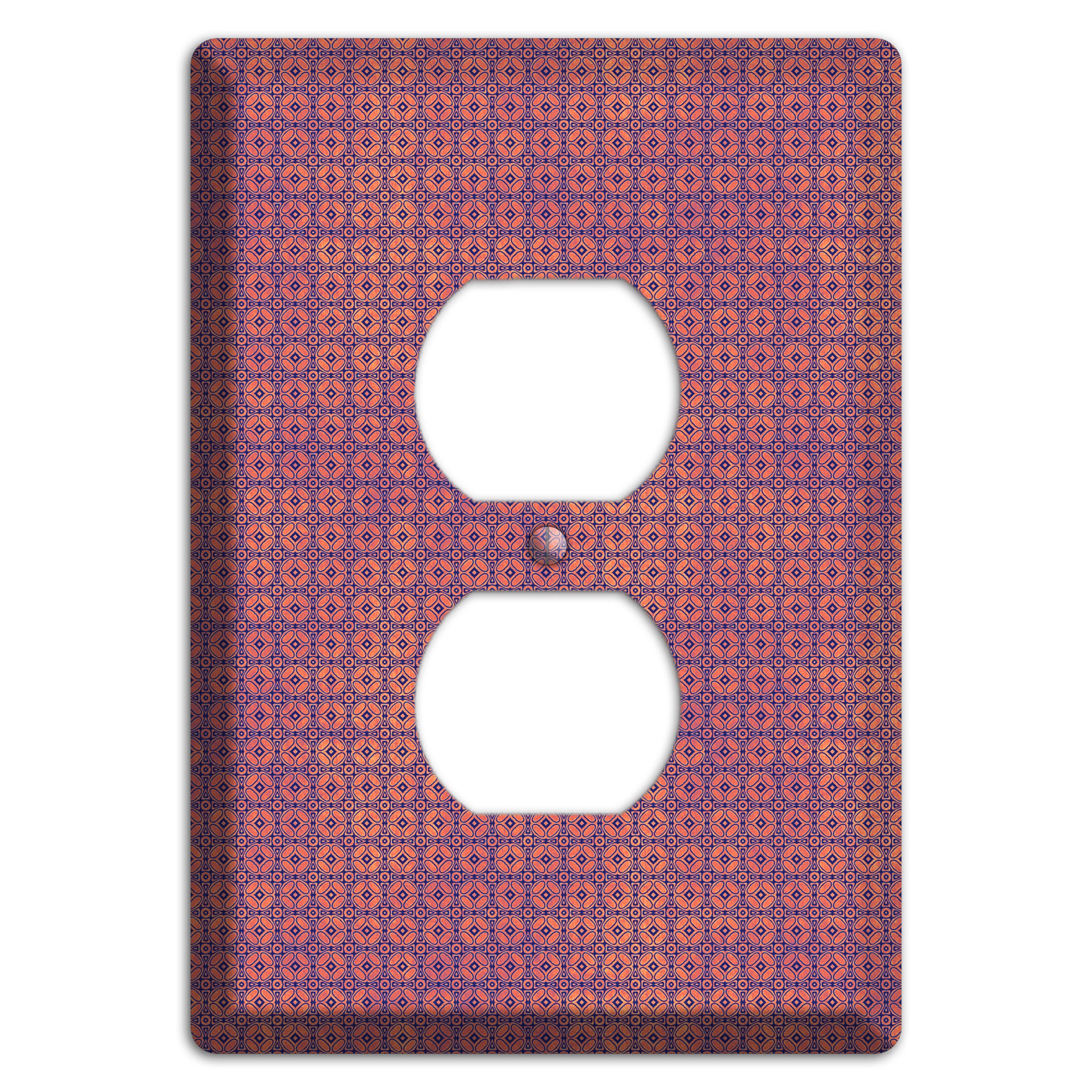 Multi Cranberry Arabesque Duplex Outlet Wallplate