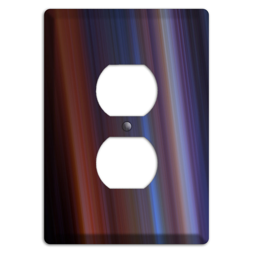 Green Foulard 4 Duplex Outlet Wallplate