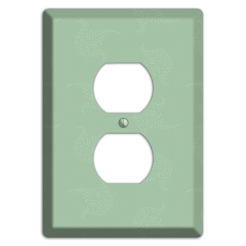 Sage Cartouche Duplex Outlet Wallplate