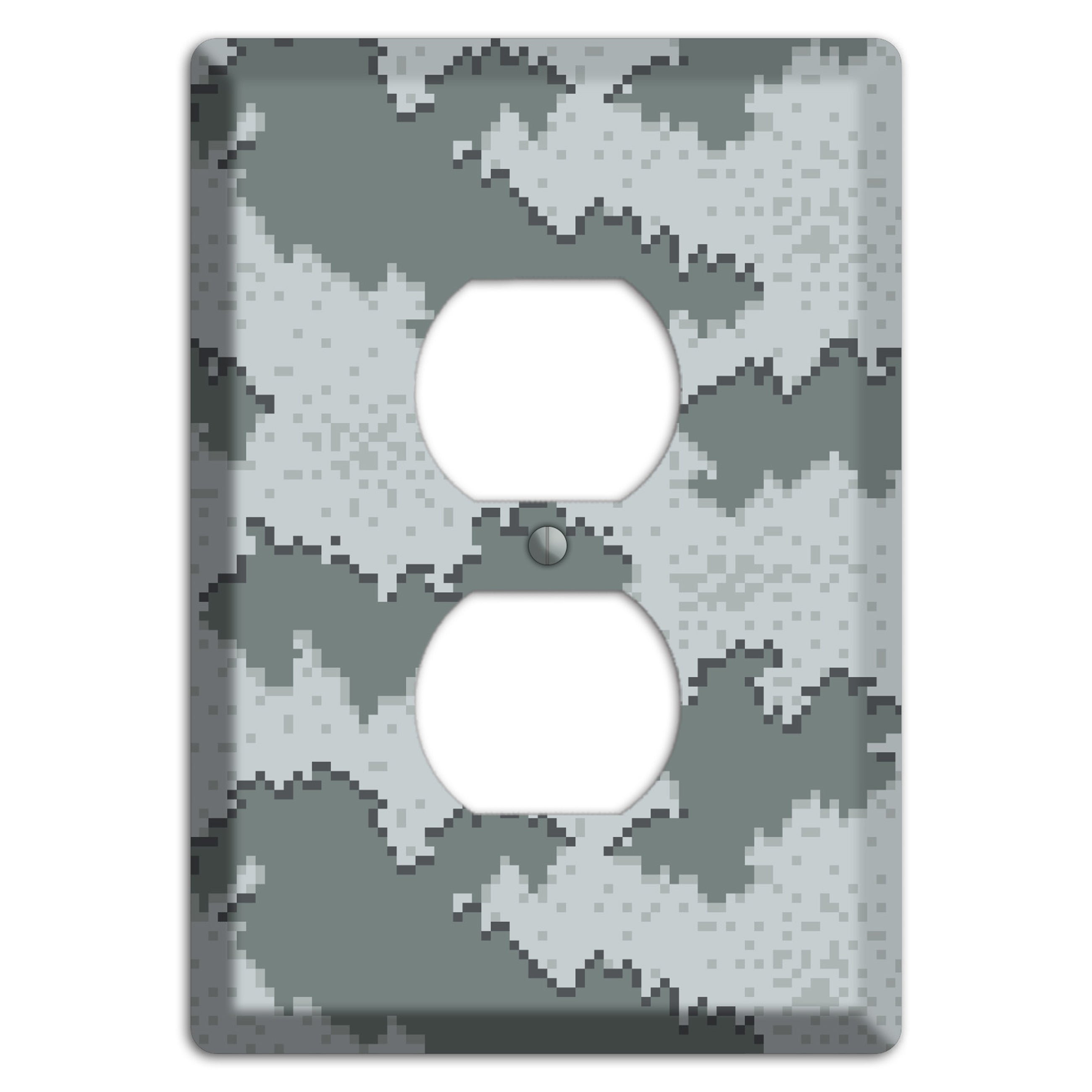 Marpat Winter Camo Duplex Outlet Wallplate