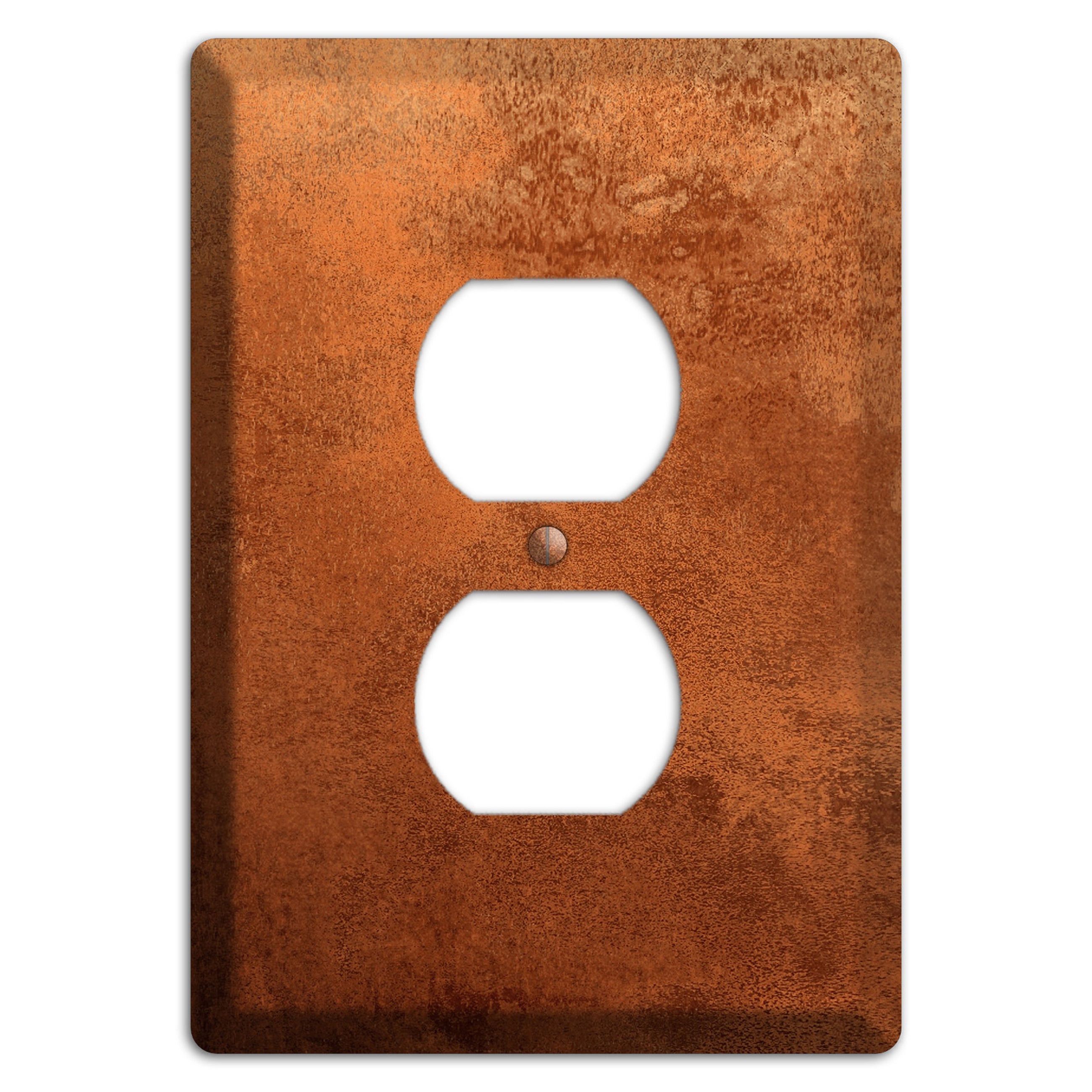 Antique Copper Duplex Outlet Wallplate