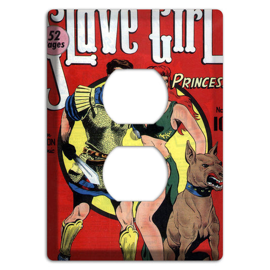 Princess Slave Girl Vintage Comics Duplex Outlet Wallplate