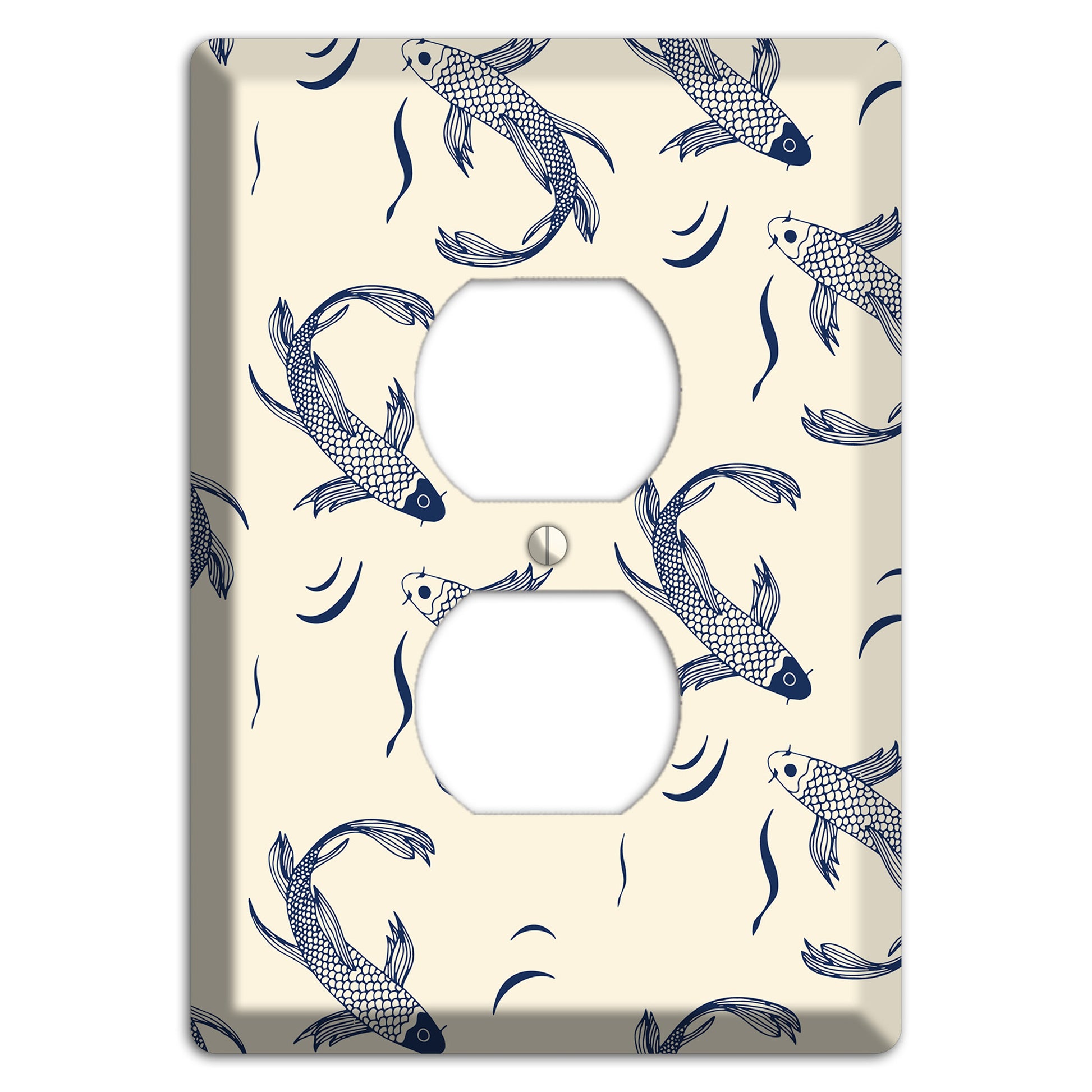 Koi Pond 1 Duplex Outlet Wallplate