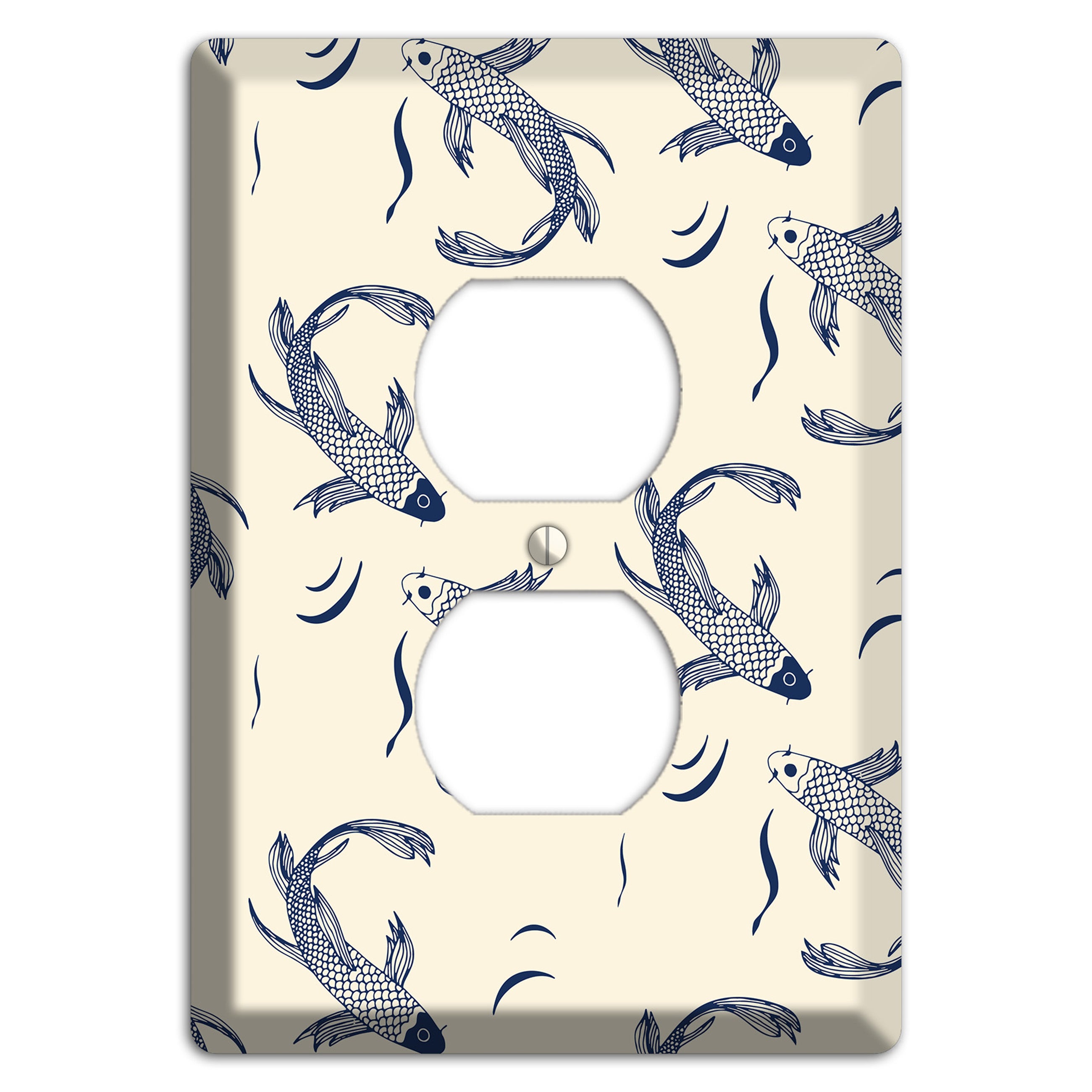 Koi Pond 1 Duplex Outlet Wallplate