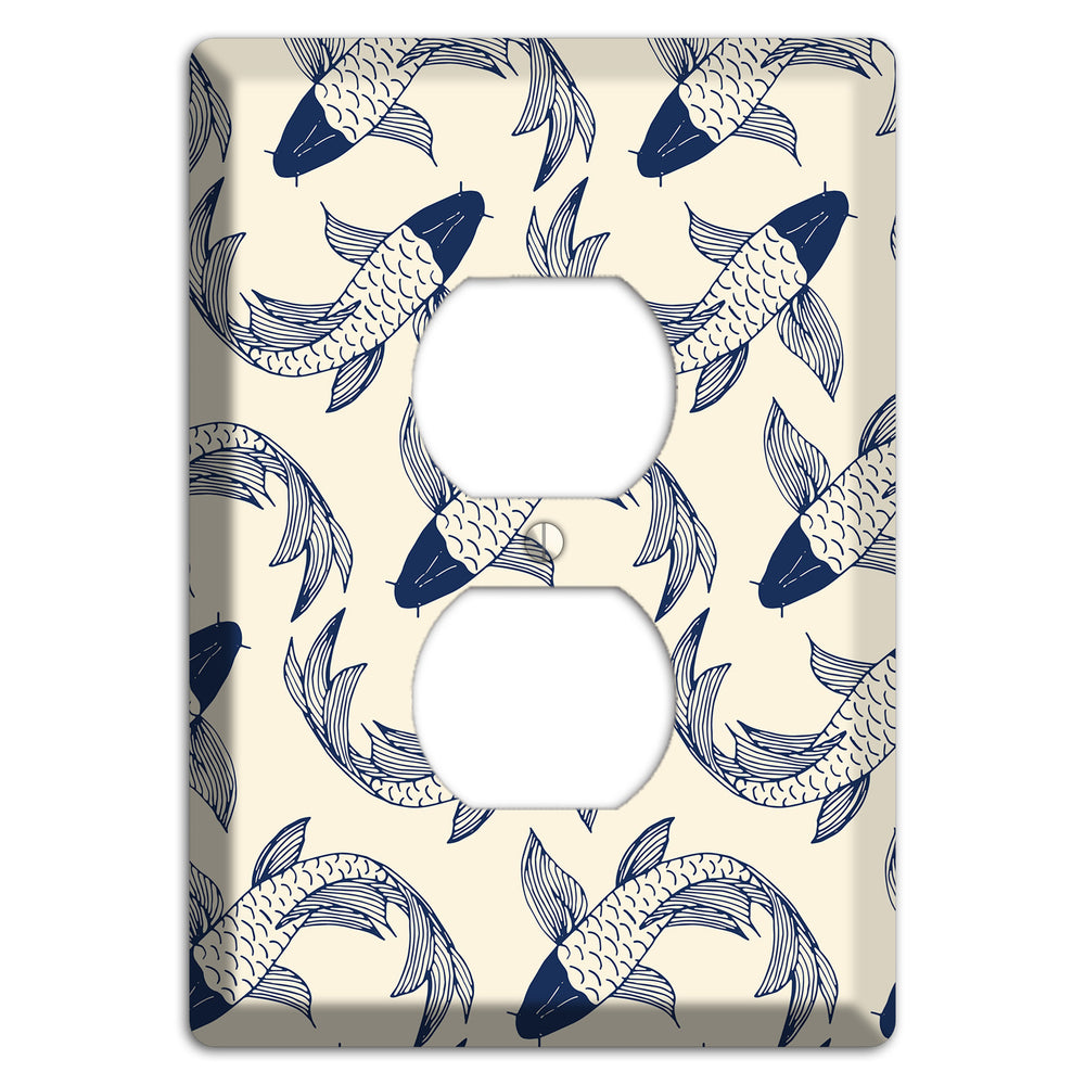Koi Pond 2 Duplex Outlet Wallplate