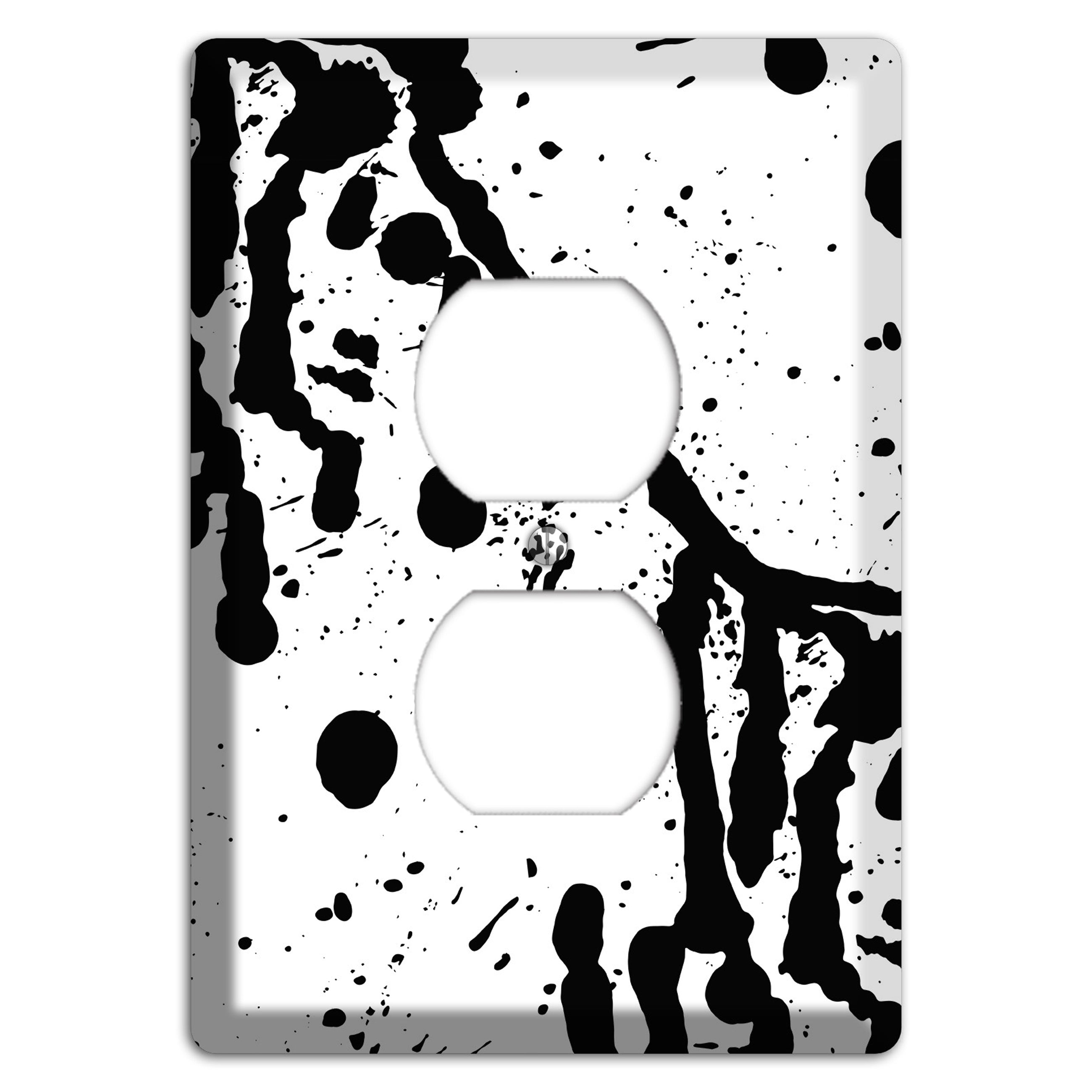 Ink Drips 10 Duplex Outlet Wallplate