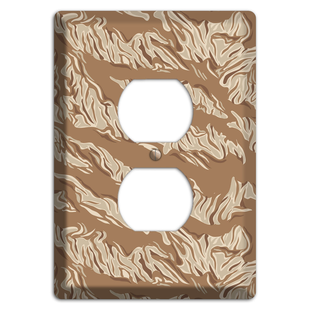 Desert Tiger Camo Duplex Outlet Wallplate