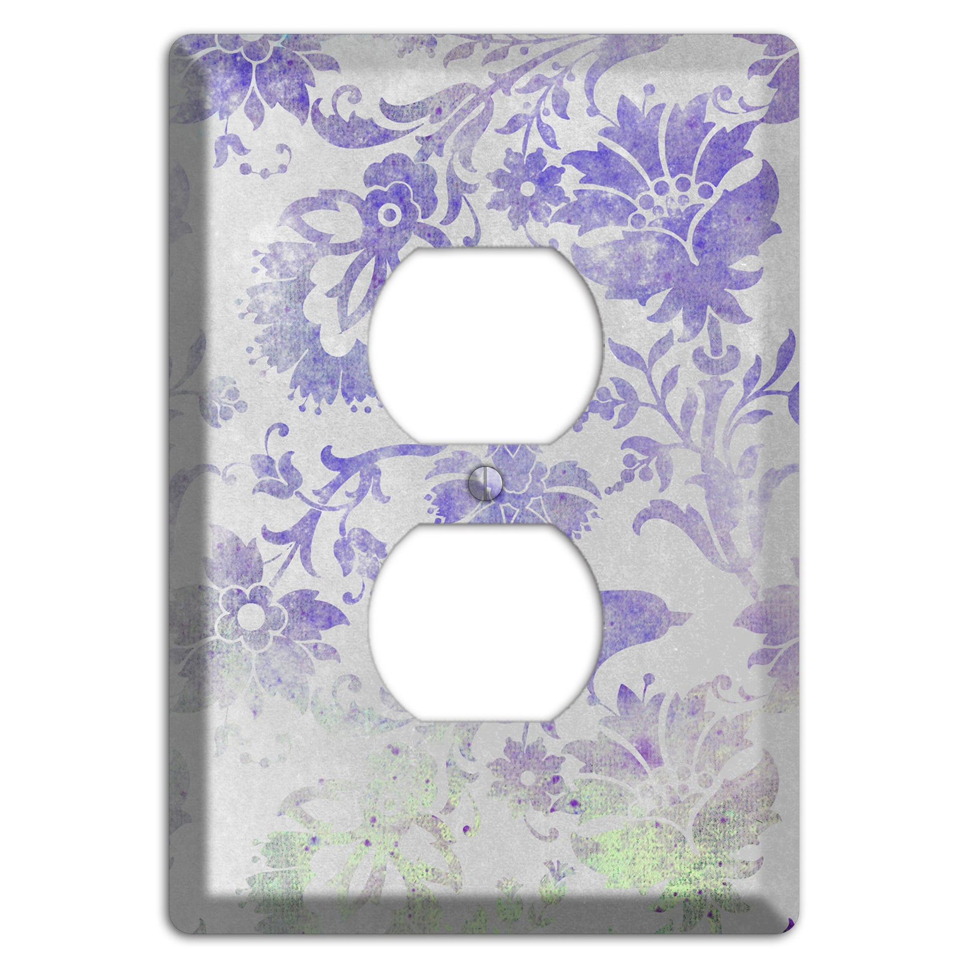 Chatelle Whimsical Damask Duplex Outlet Wallplate