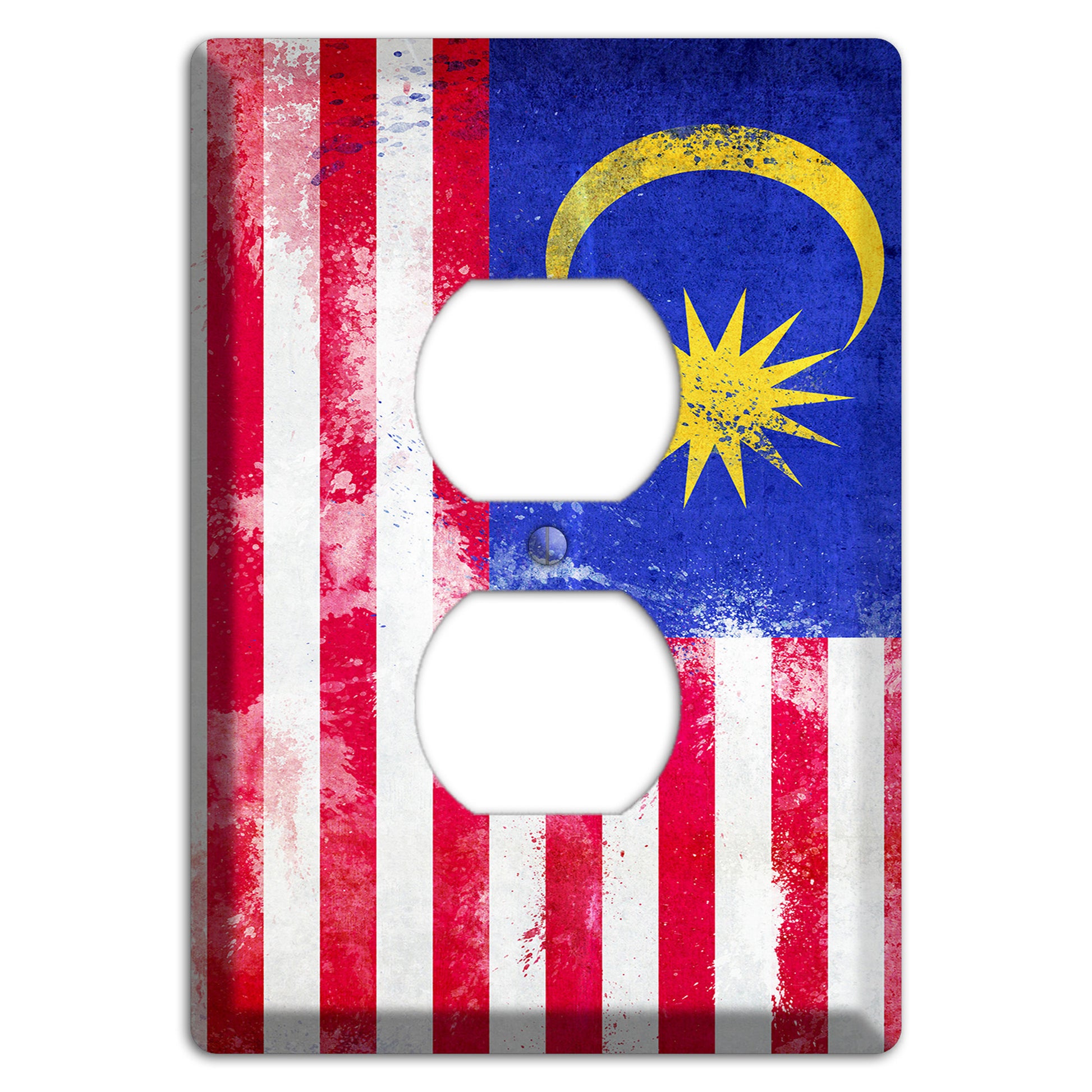 Malaysia Cover Plates Duplex Outlet Wallplate