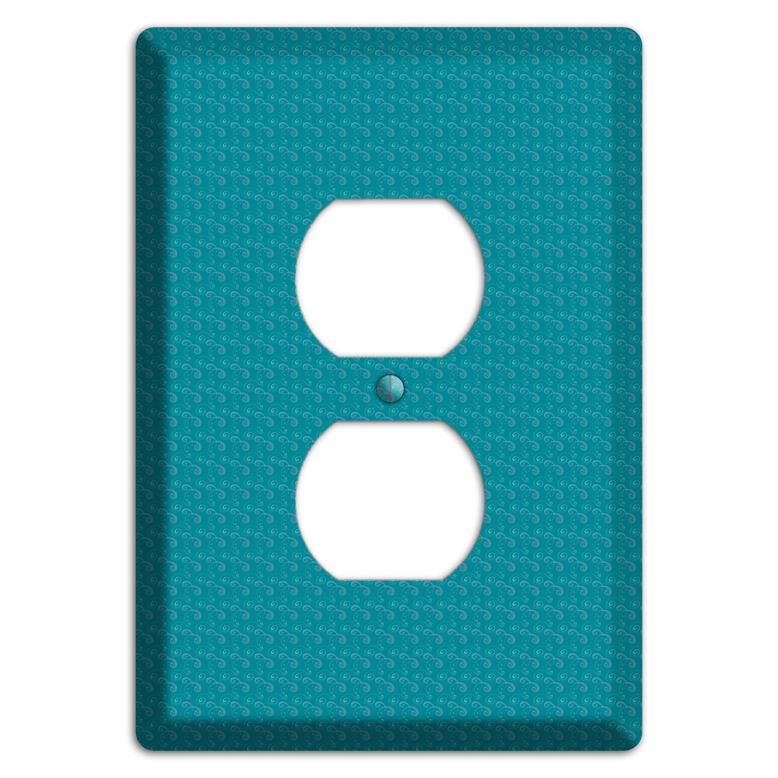 Jade Swirls Duplex Outlet Wallplate