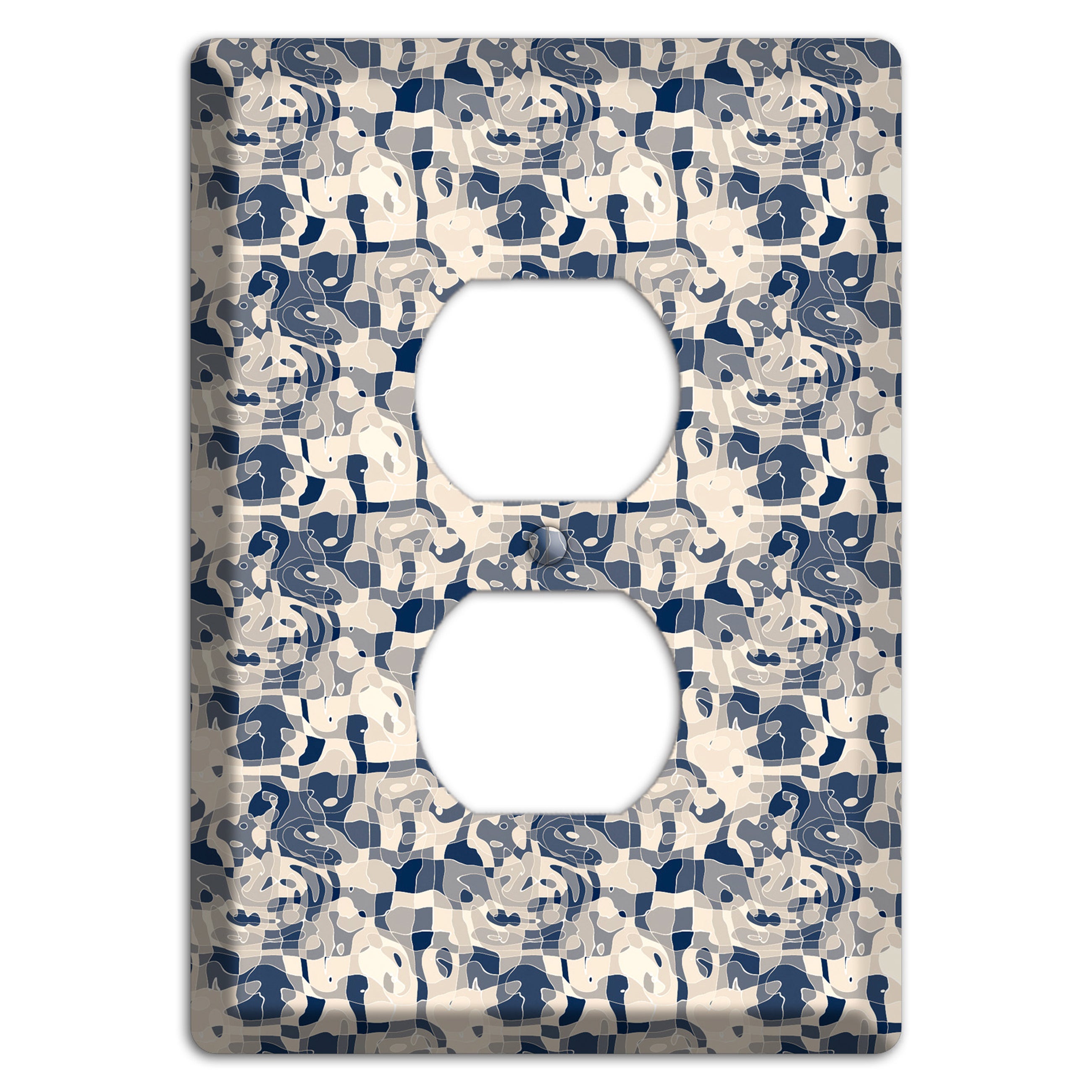 Multi Olive Bubble Dots Duplex Outlet Wallplate