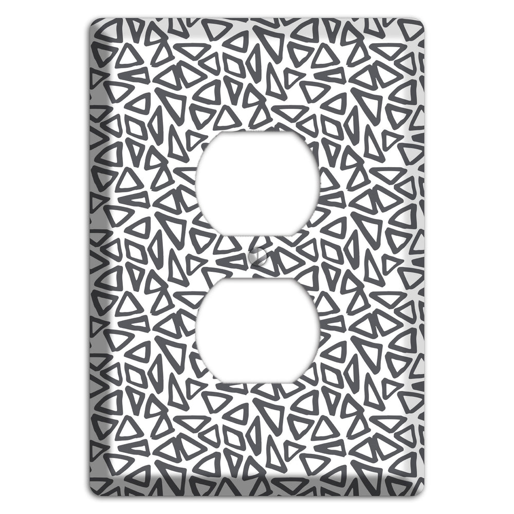 Abstract 3 Duplex Outlet Wallplate
