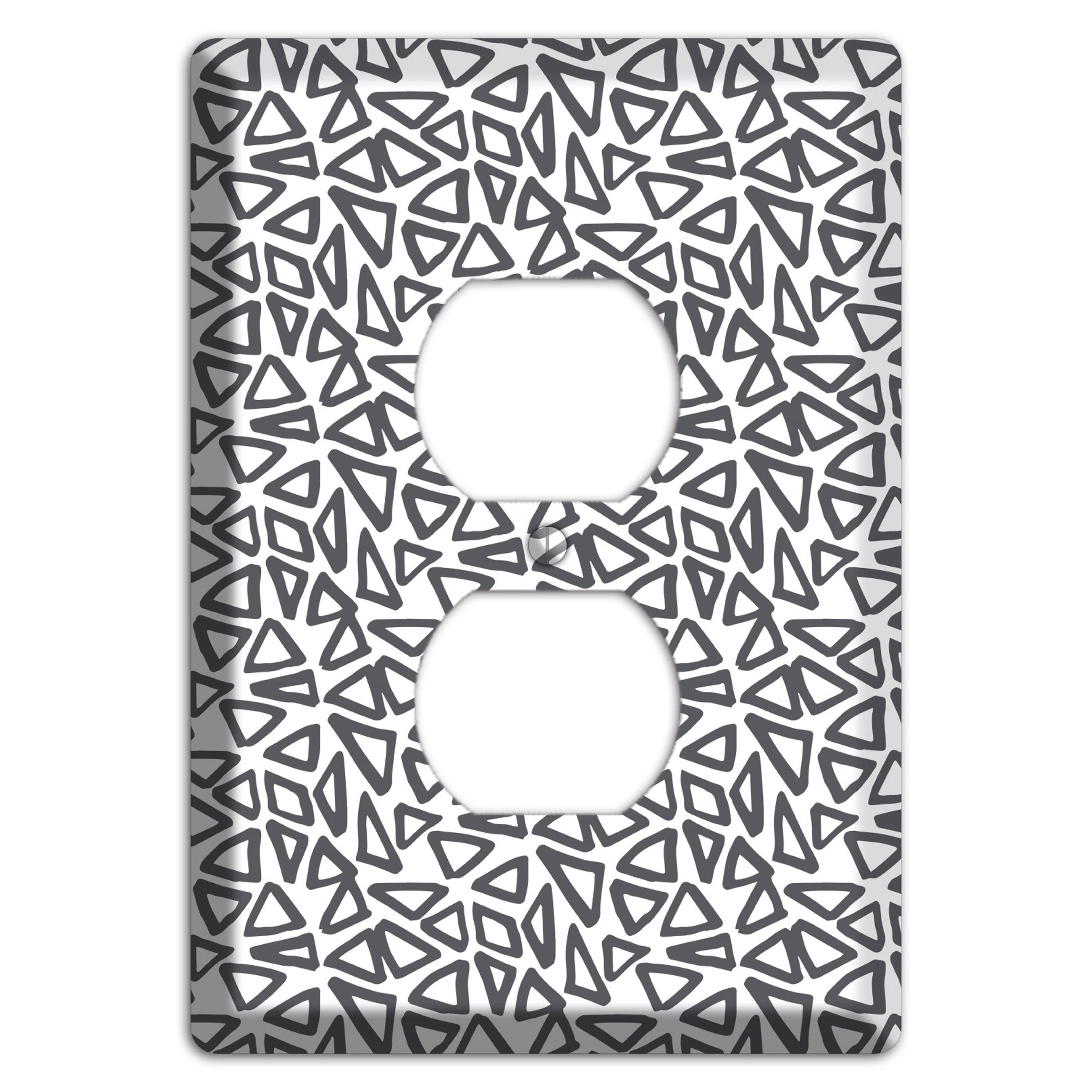 Abstract 3 Duplex Outlet Wallplate
