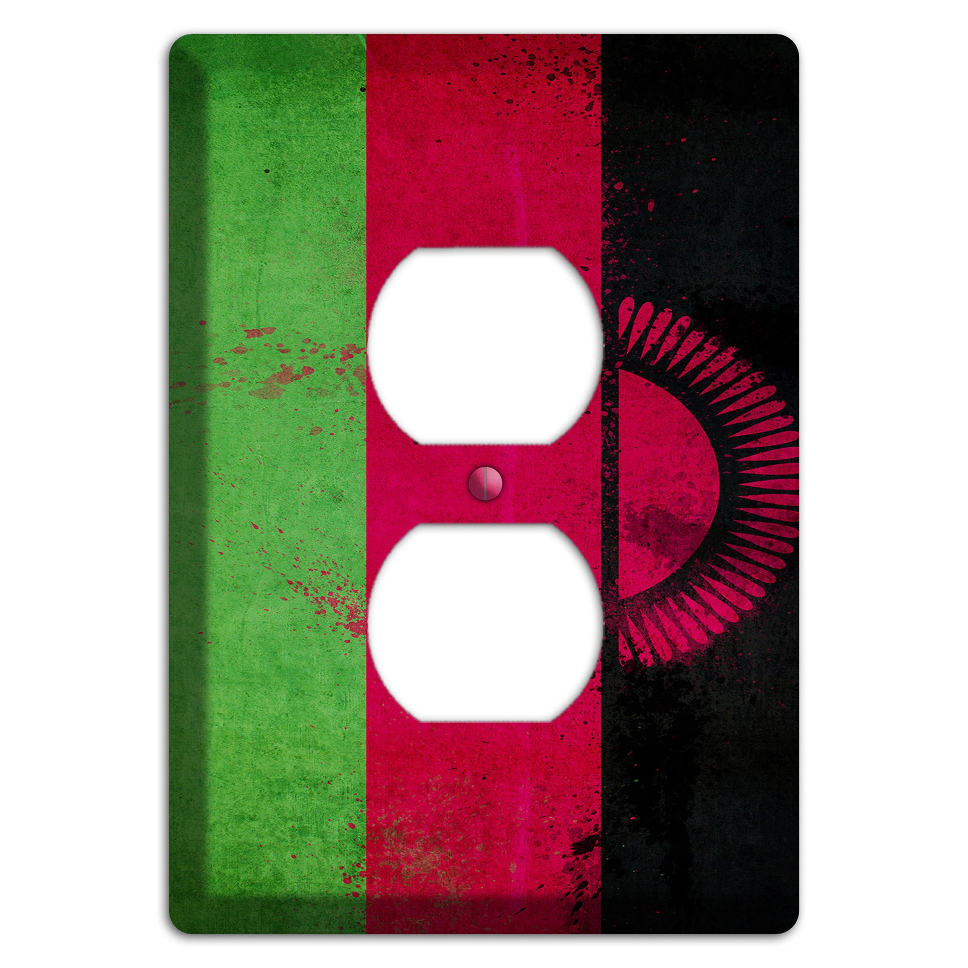 Malawi Cover Plates Duplex Outlet Wallplate