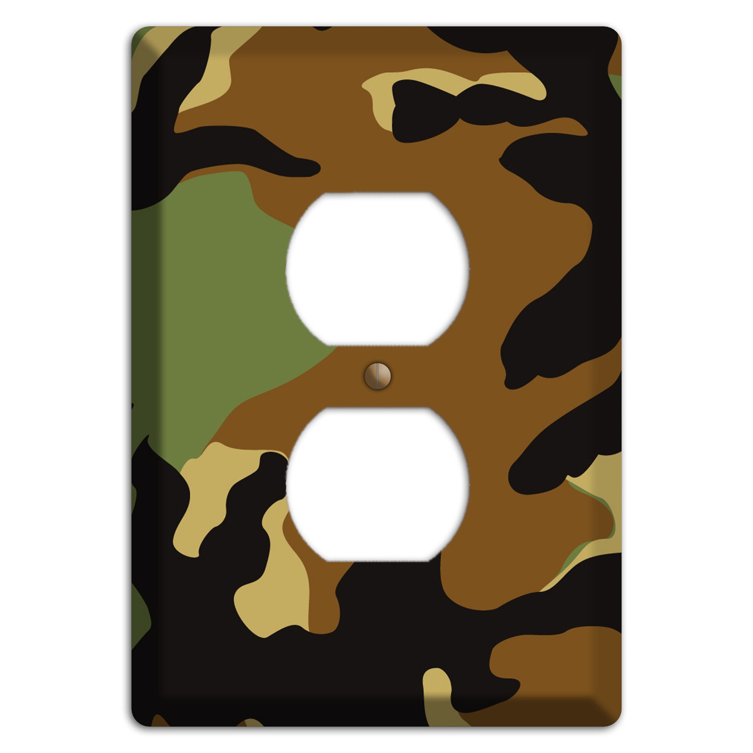 Camoflauge Duplex Outlet Wallplate