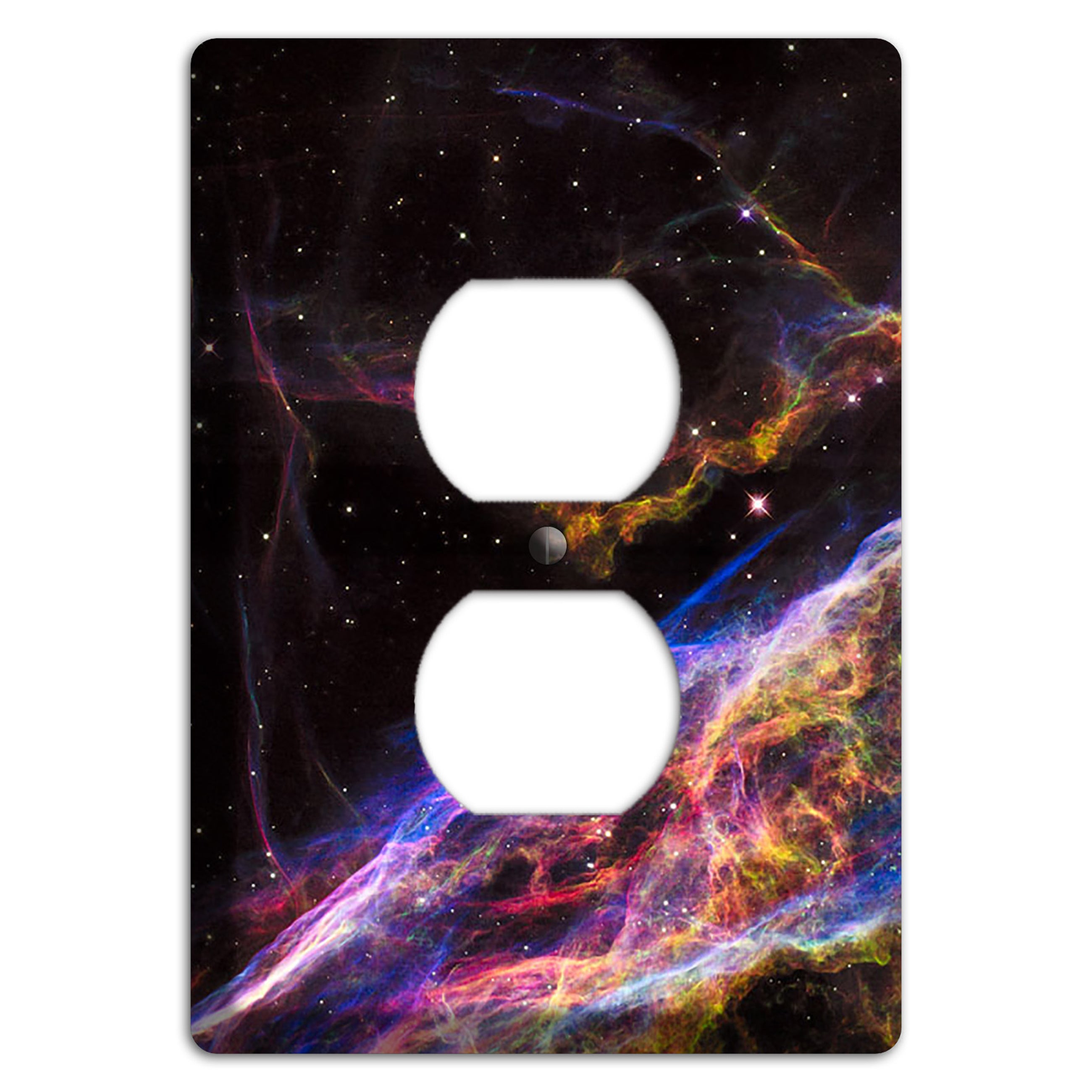 Veil Nebula Duplex Outlet Wallplate