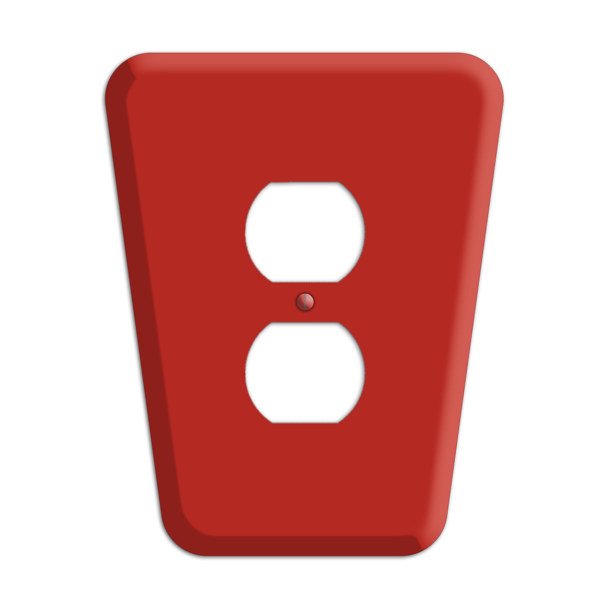 Paprika Mid-Century Duplex Outlet Wallplate
