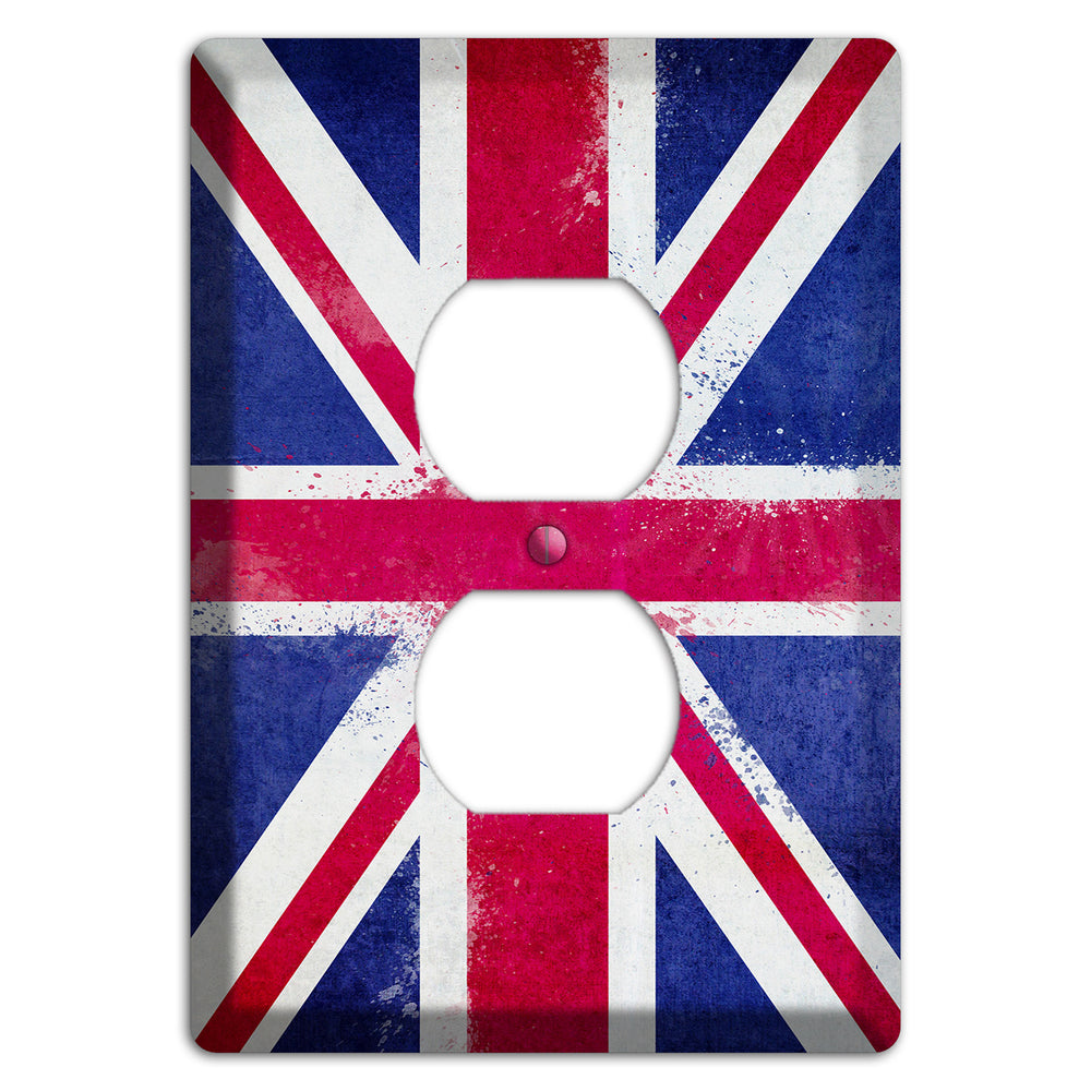 United Kingdom Cover Plates Duplex Outlet Wallplate