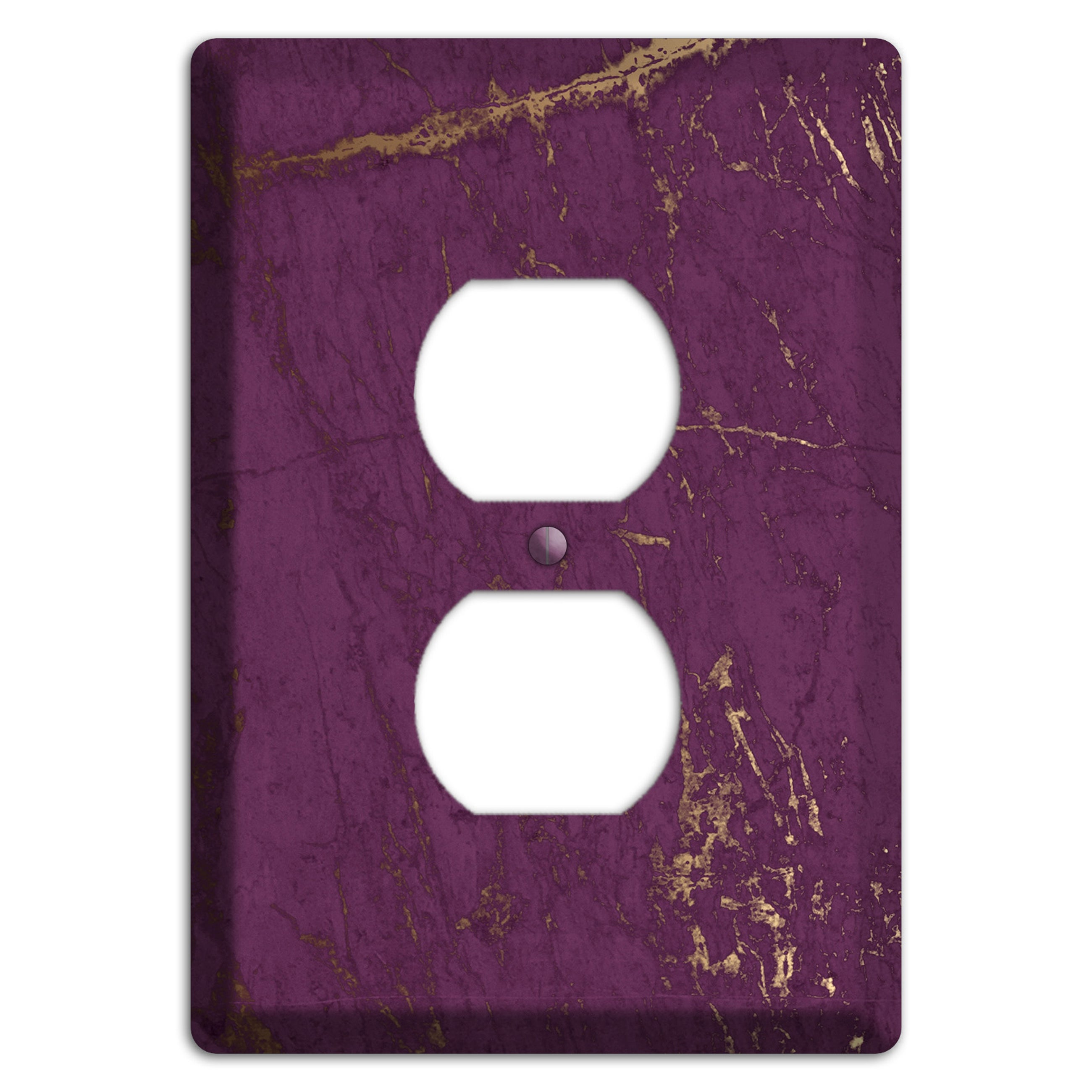 Finn Marble Duplex Outlet Wallplate