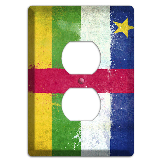 Central African Republic Cover Plates Duplex Outlet Wallplate