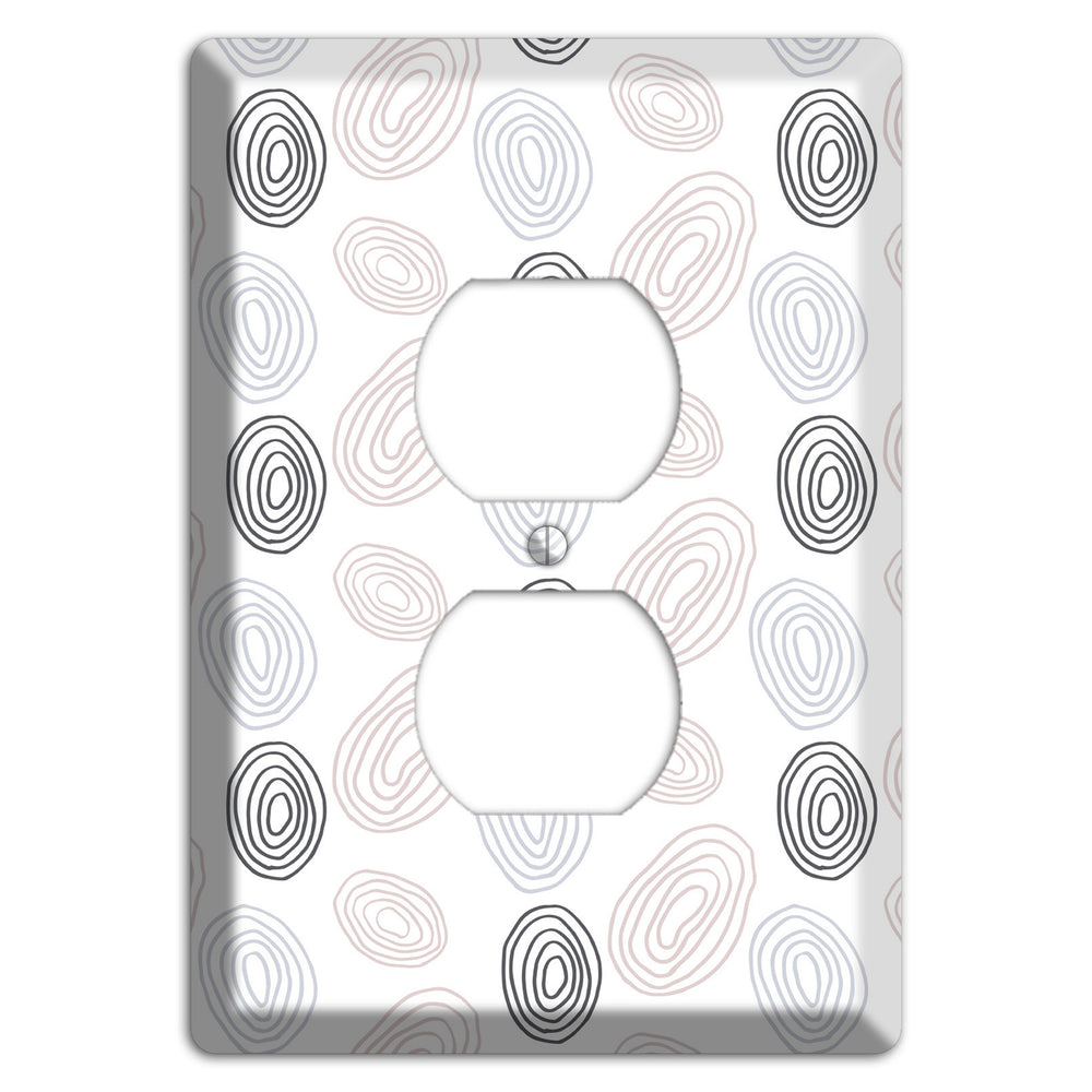 Abstract 4 Duplex Outlet Wallplate