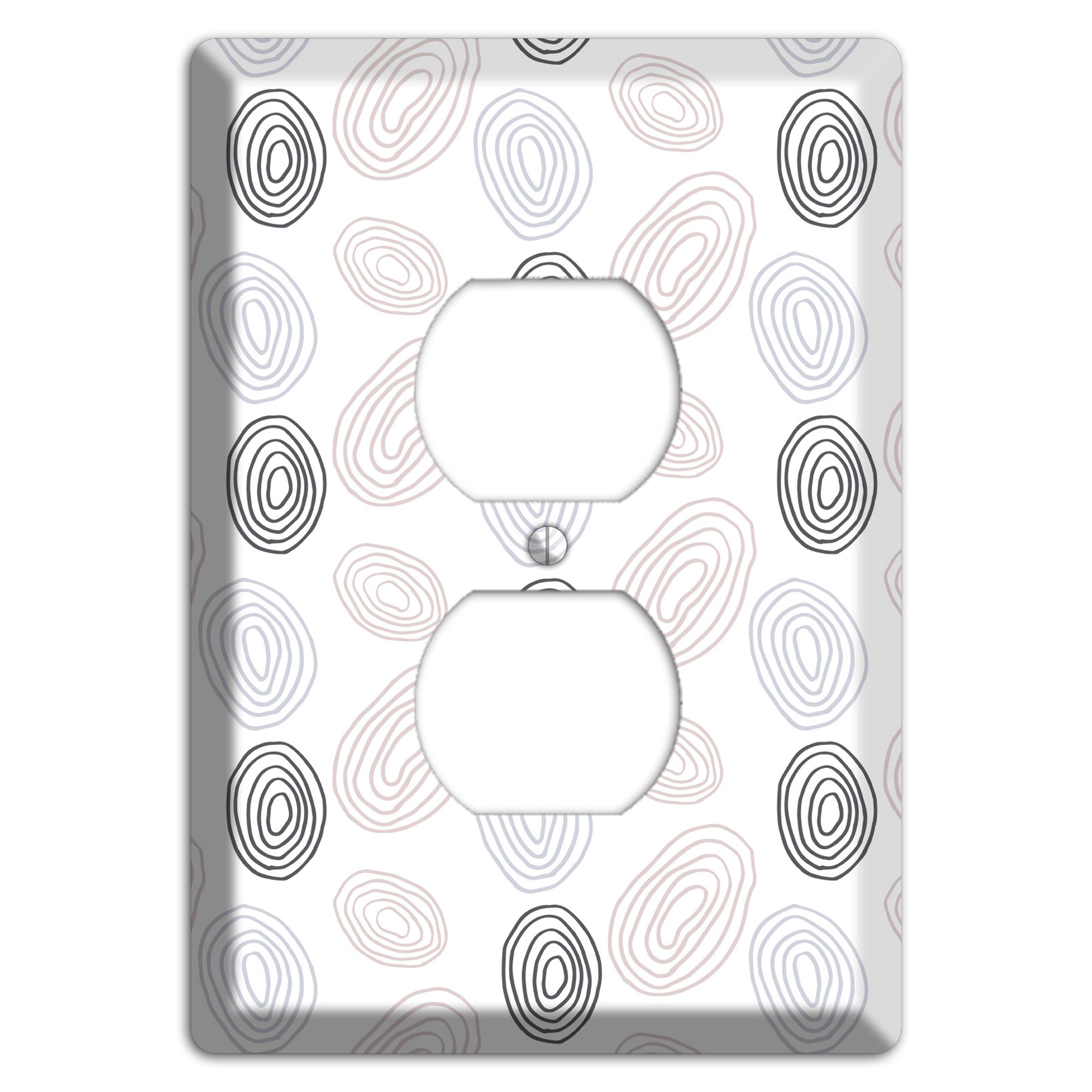 Abstract 4 Duplex Outlet Wallplate