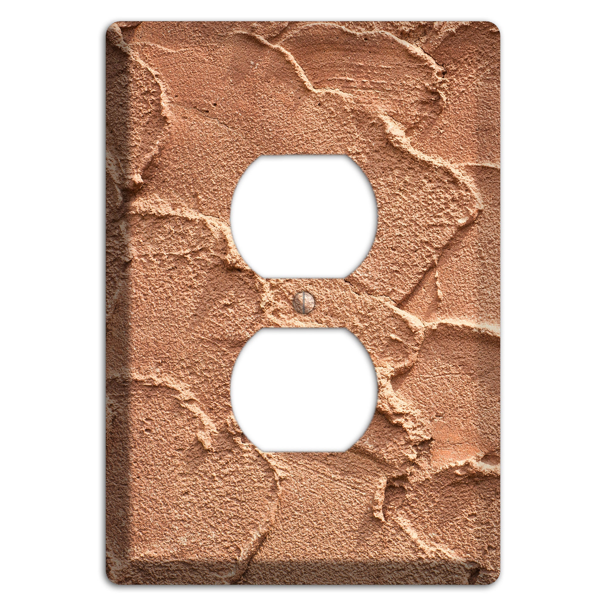 Plaster 5 Duplex Outlet Wallplate
