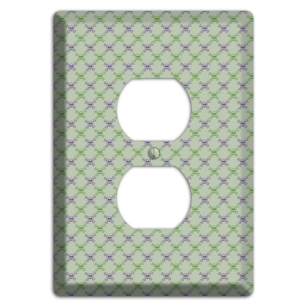 Pink and White Hearts Duplex Outlet Wallplate