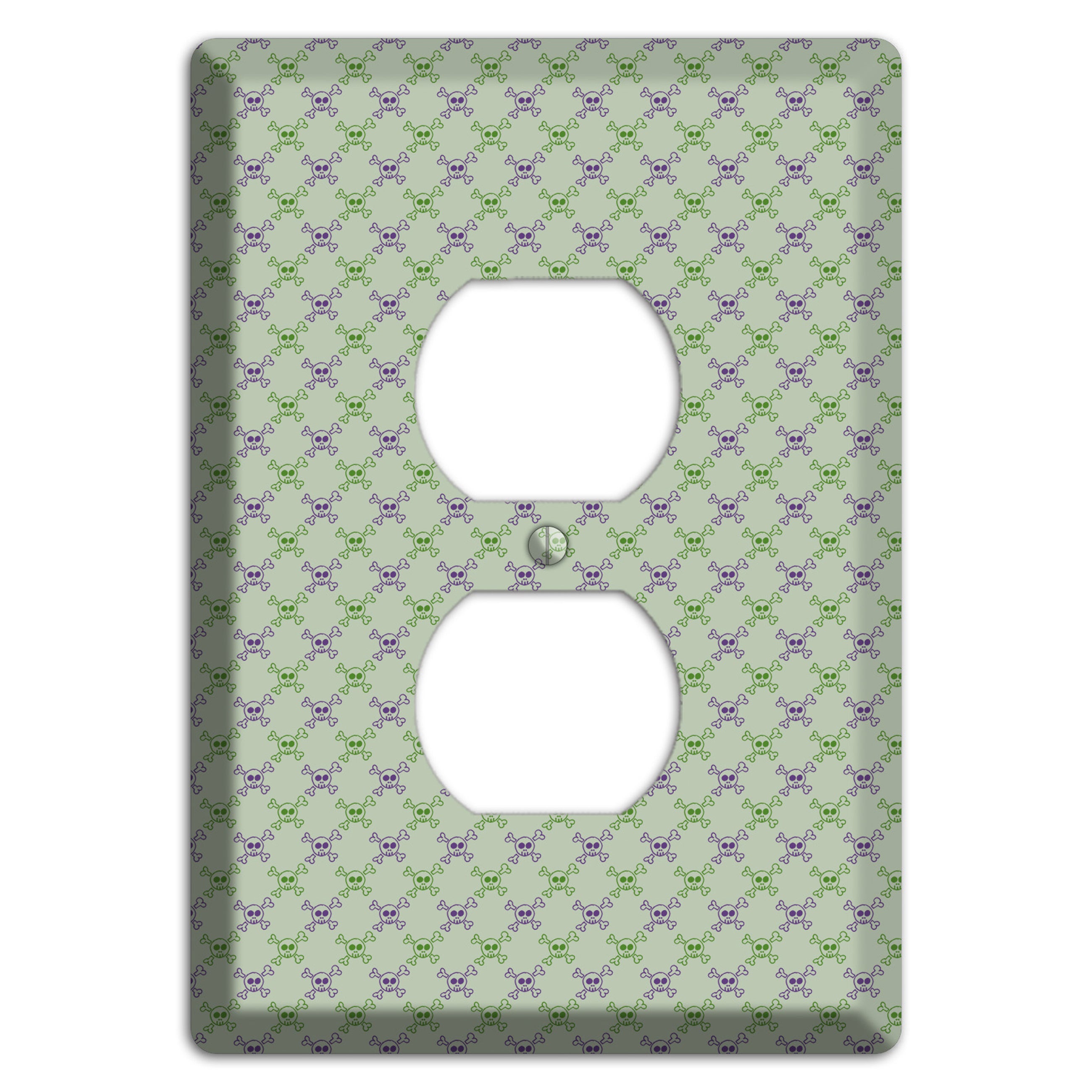 Pink and White Hearts Duplex Outlet Wallplate