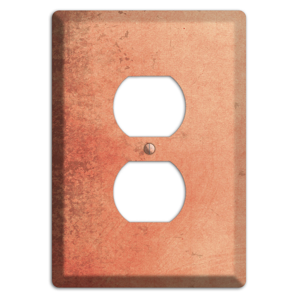 Tonys pink Vintage Grunge Duplex Outlet Wallplate
